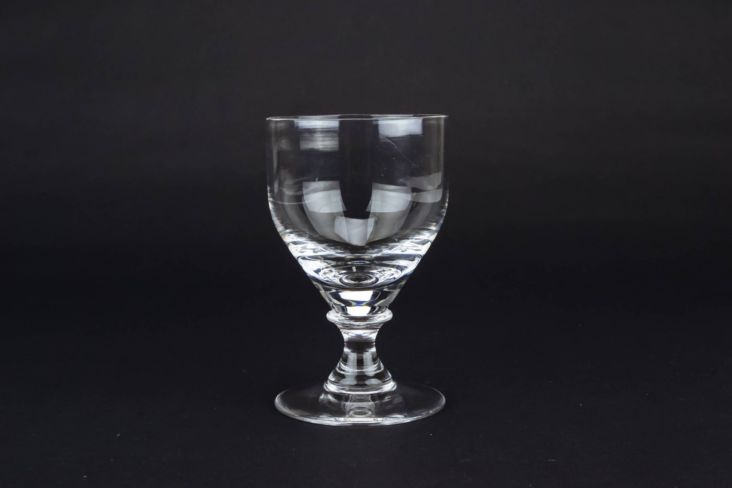 Clear Opulent Minimalist — Large wine rummer