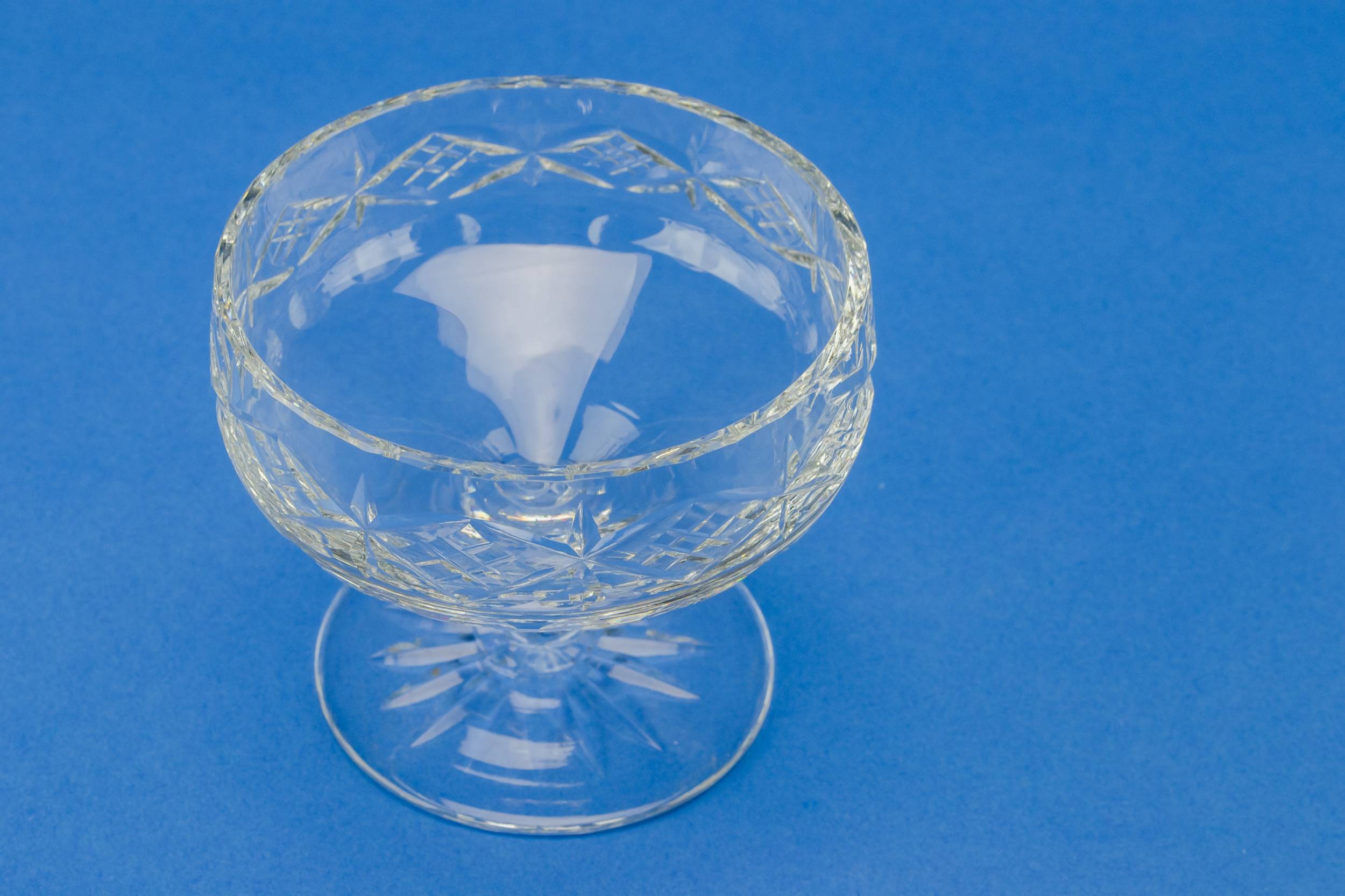 Classical Clear Service — 2 cut glass dessert bowls 2