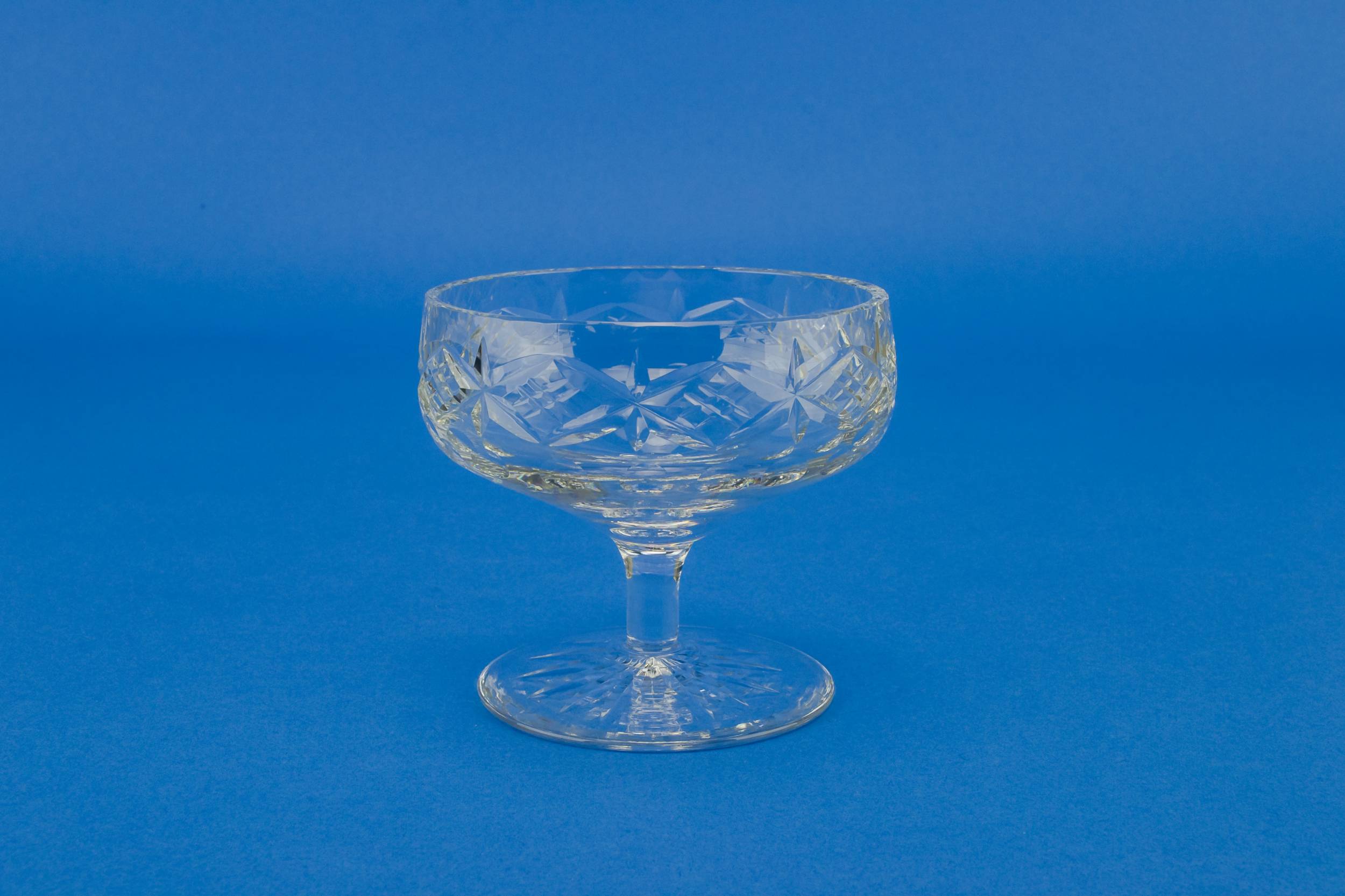Classical Clear Service — 2 cut glass dessert bowls