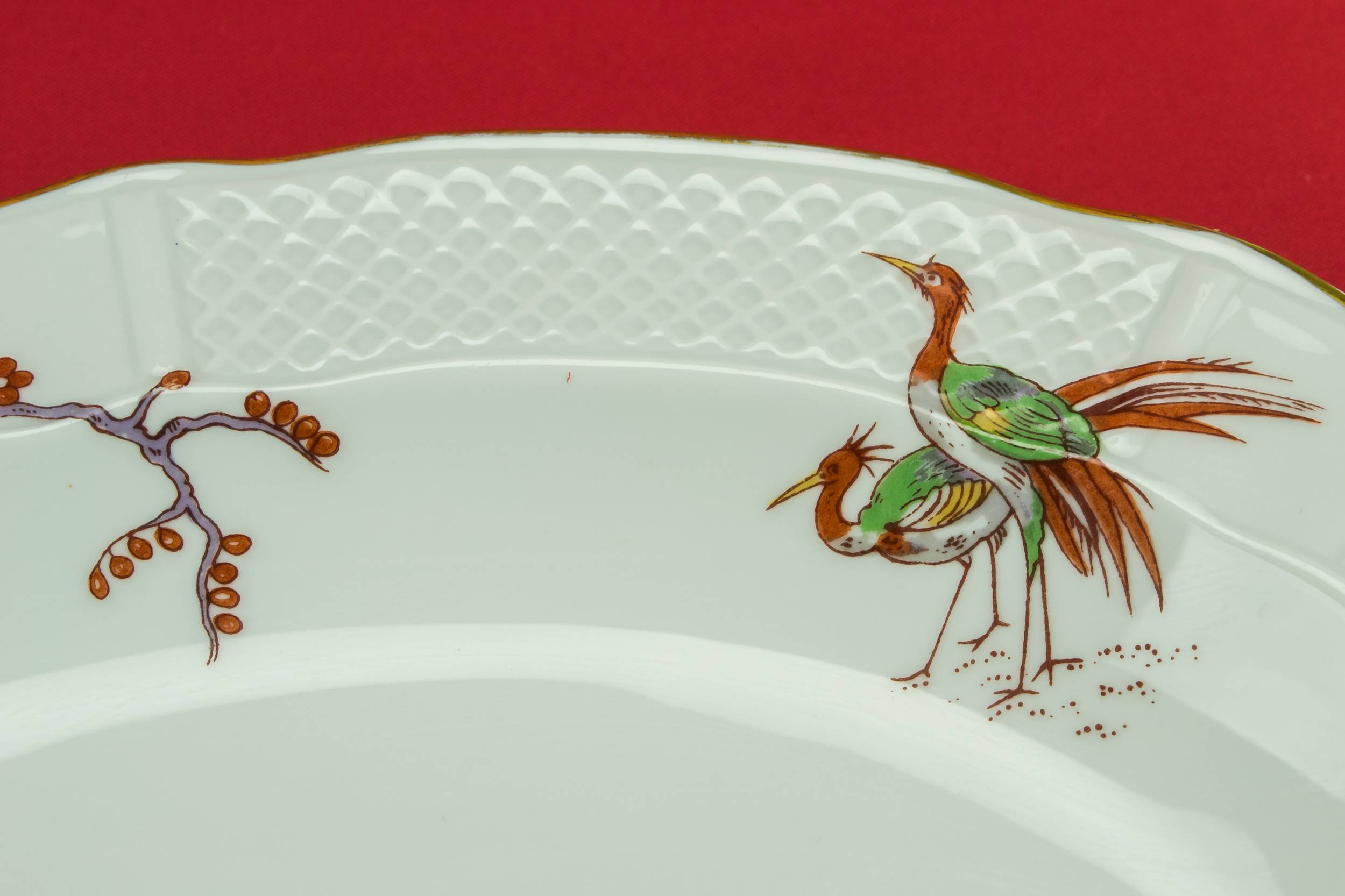 Vintage Classical Birds — Limoges serving platter 1