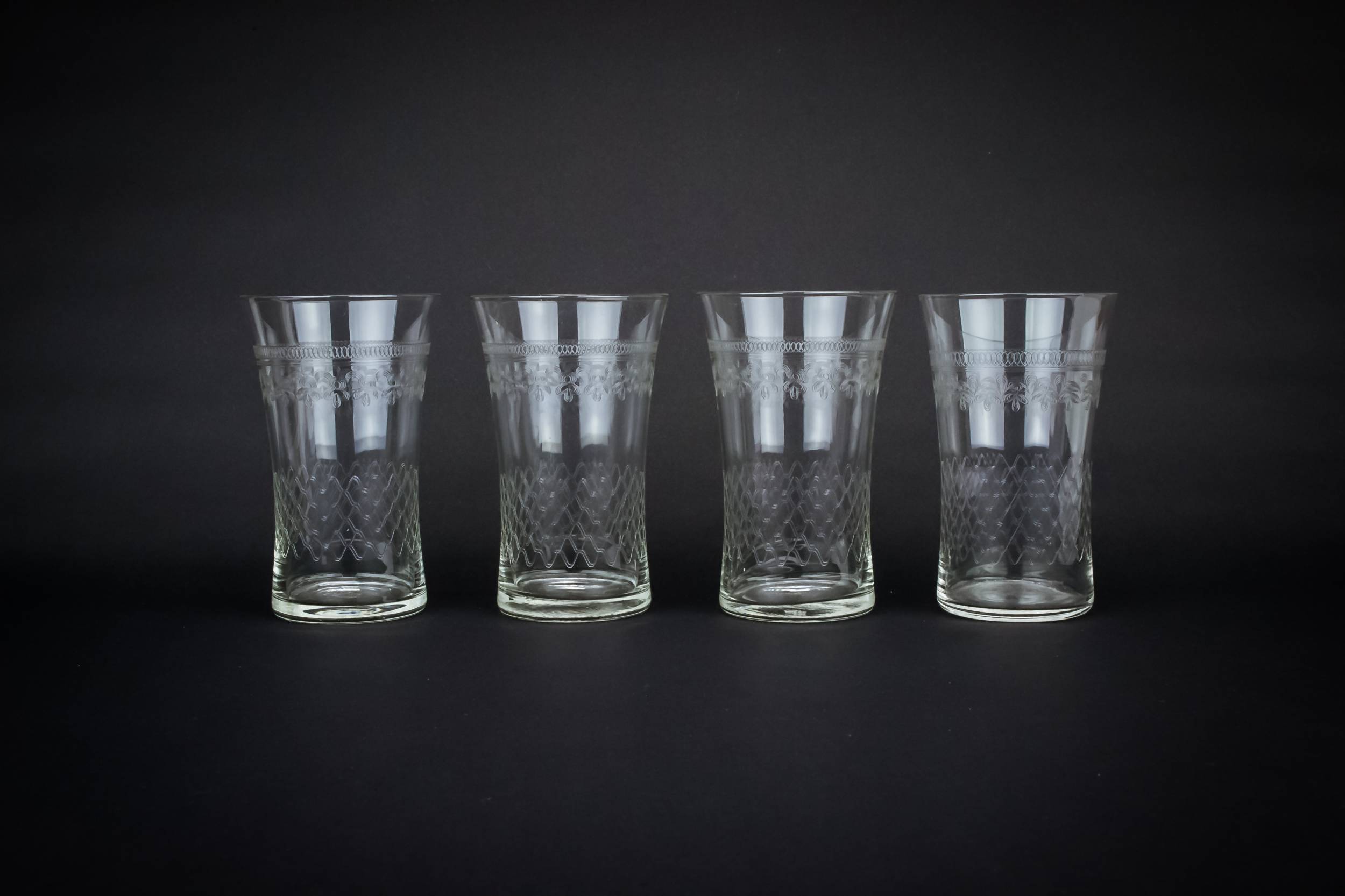 Clear Antique 0.5 — 4 beer glasses