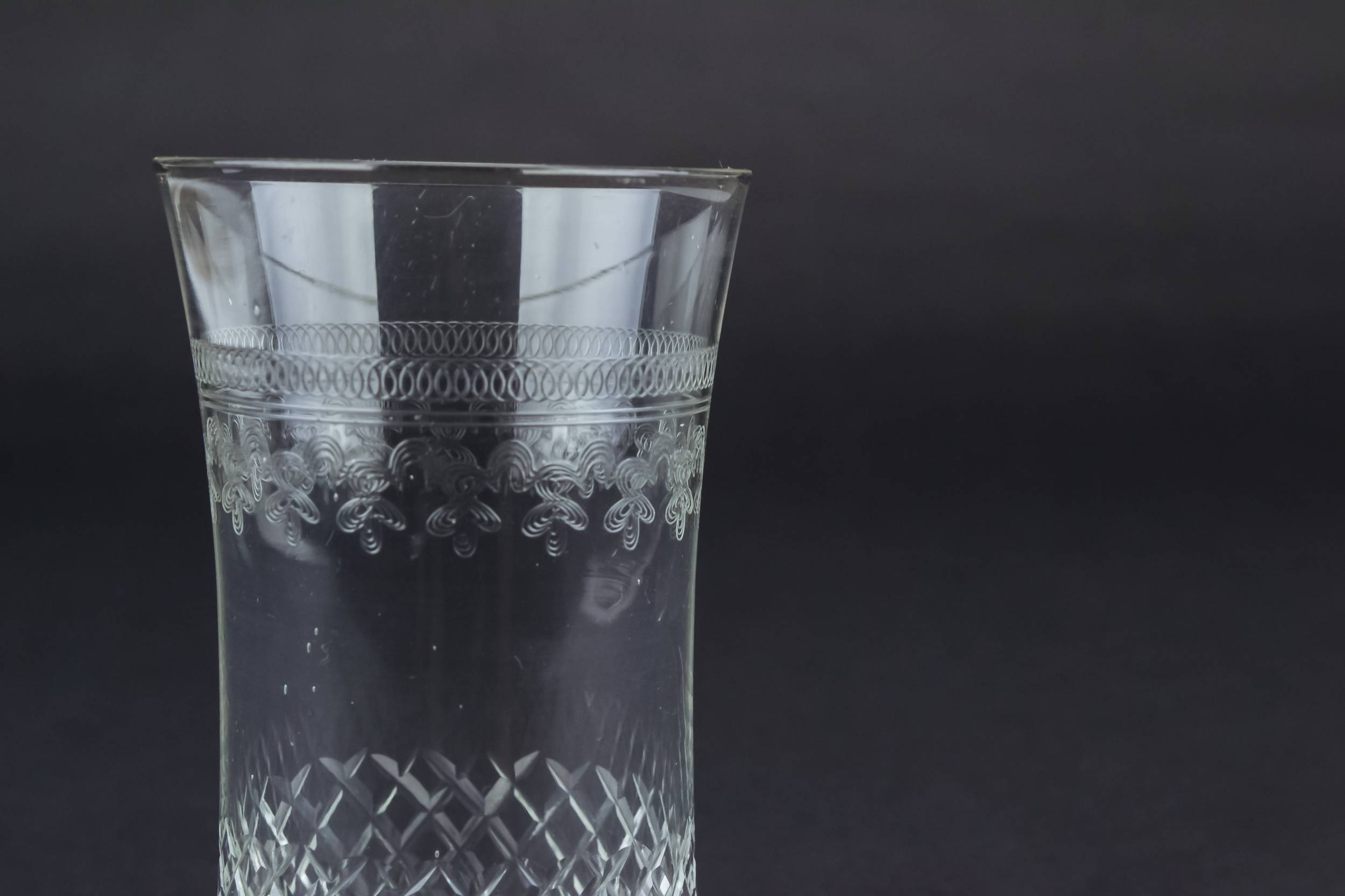 Clear Retro Sherry — 3 elegant port glass 1