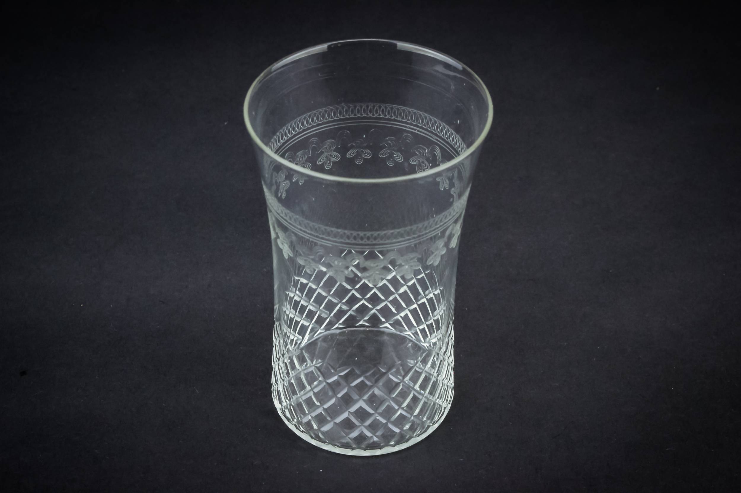 Clear Retro Sherry — 3 elegant port glass 2