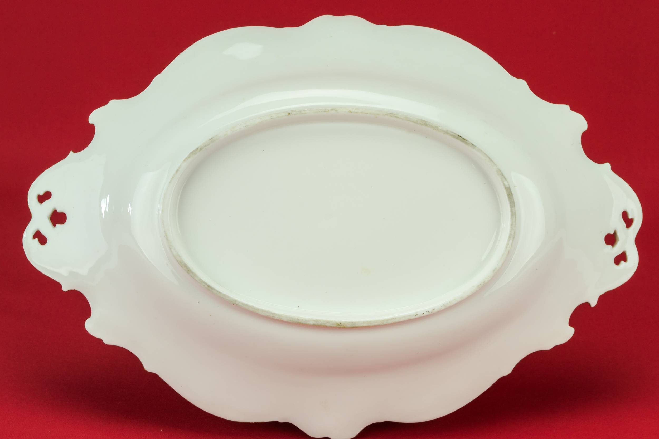 Elegant Porcelain BOWL — Green serving bowl 4