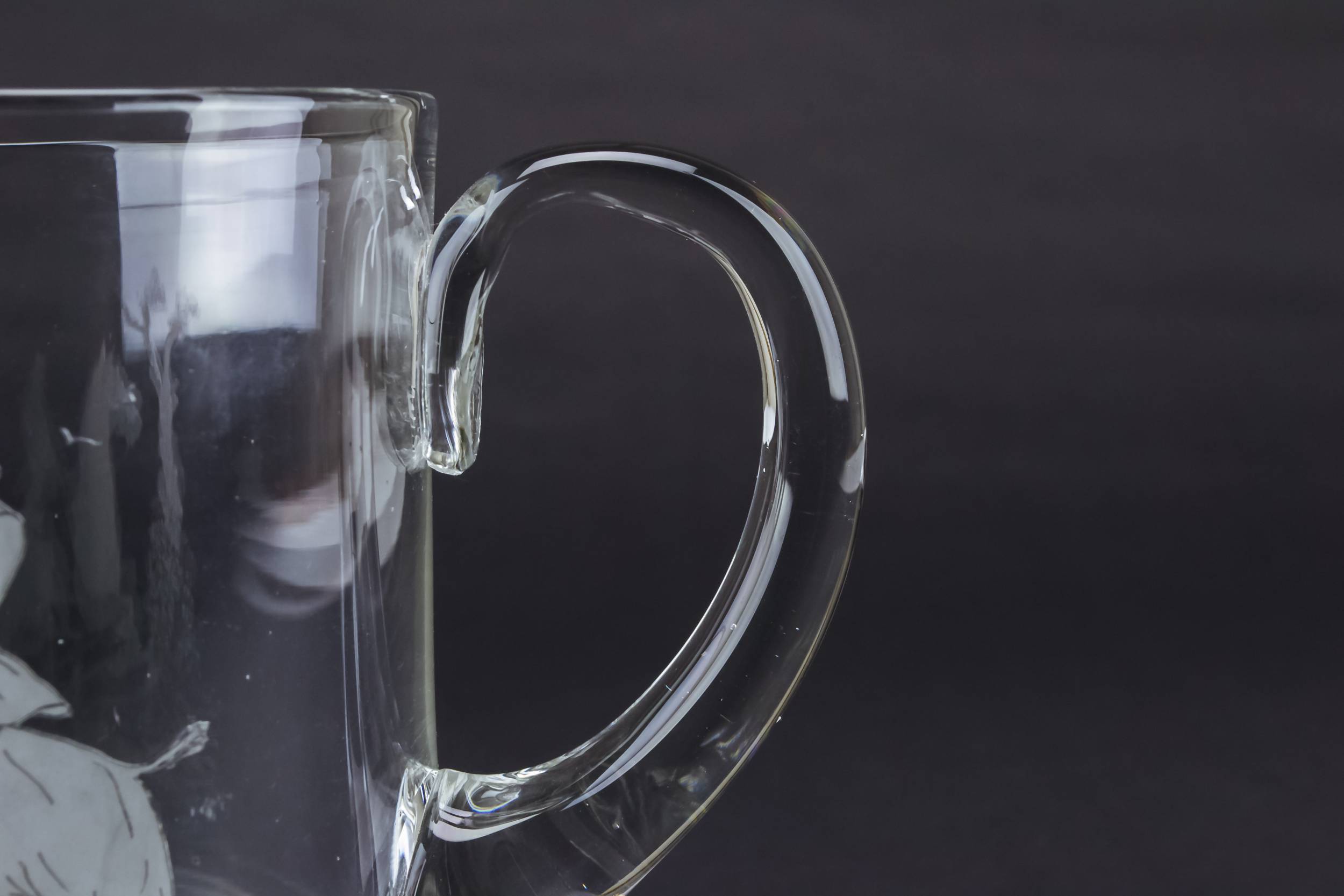 Clear Traditional Hunting — Engraved beer tankard 2
