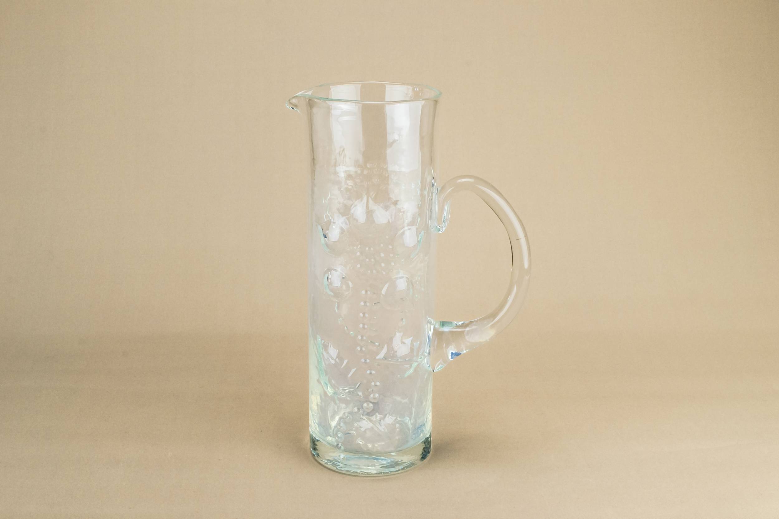 Vintage Glass Oil — Tall glass water jug