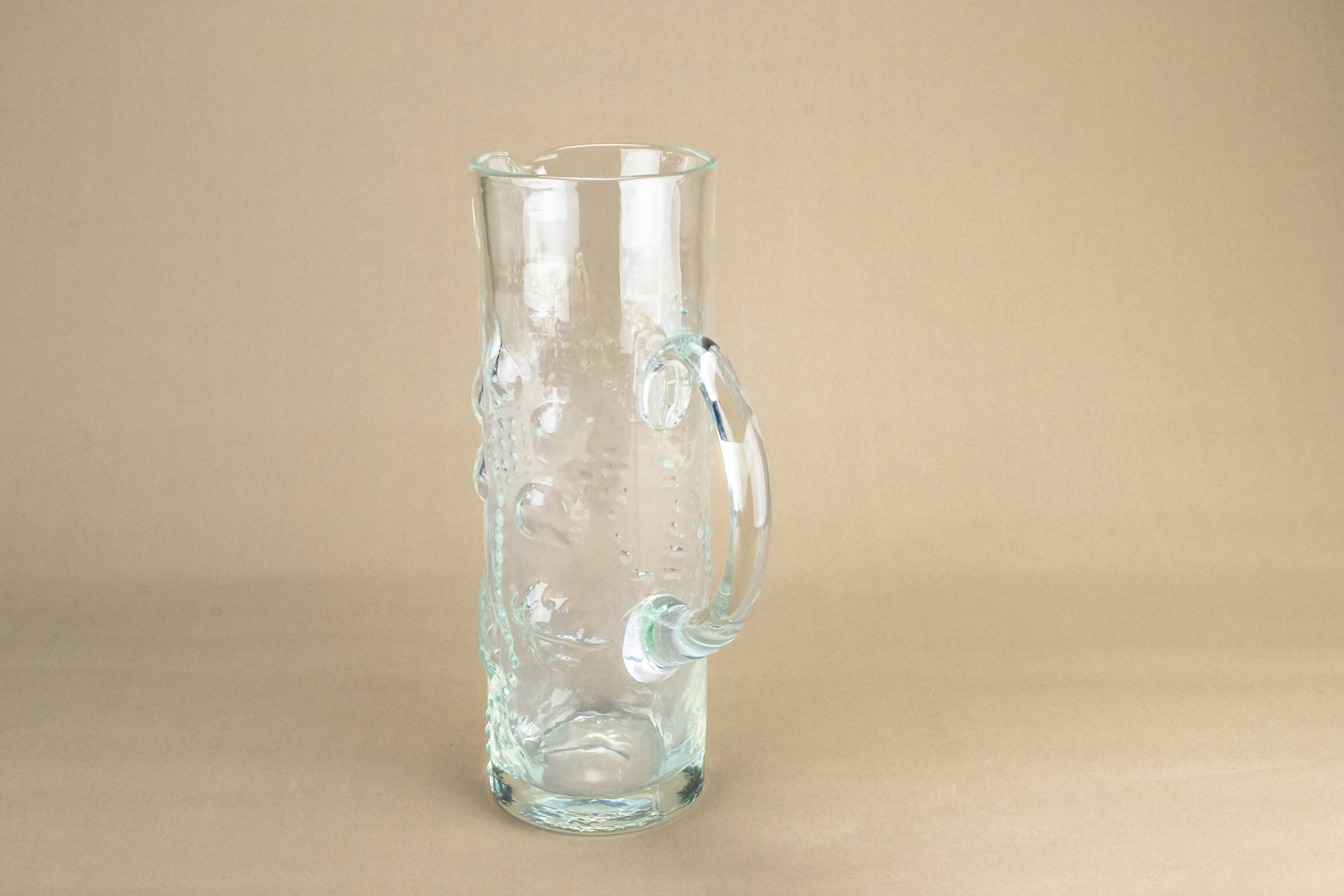 Vintage Glass Oil — Tall glass water jug 1