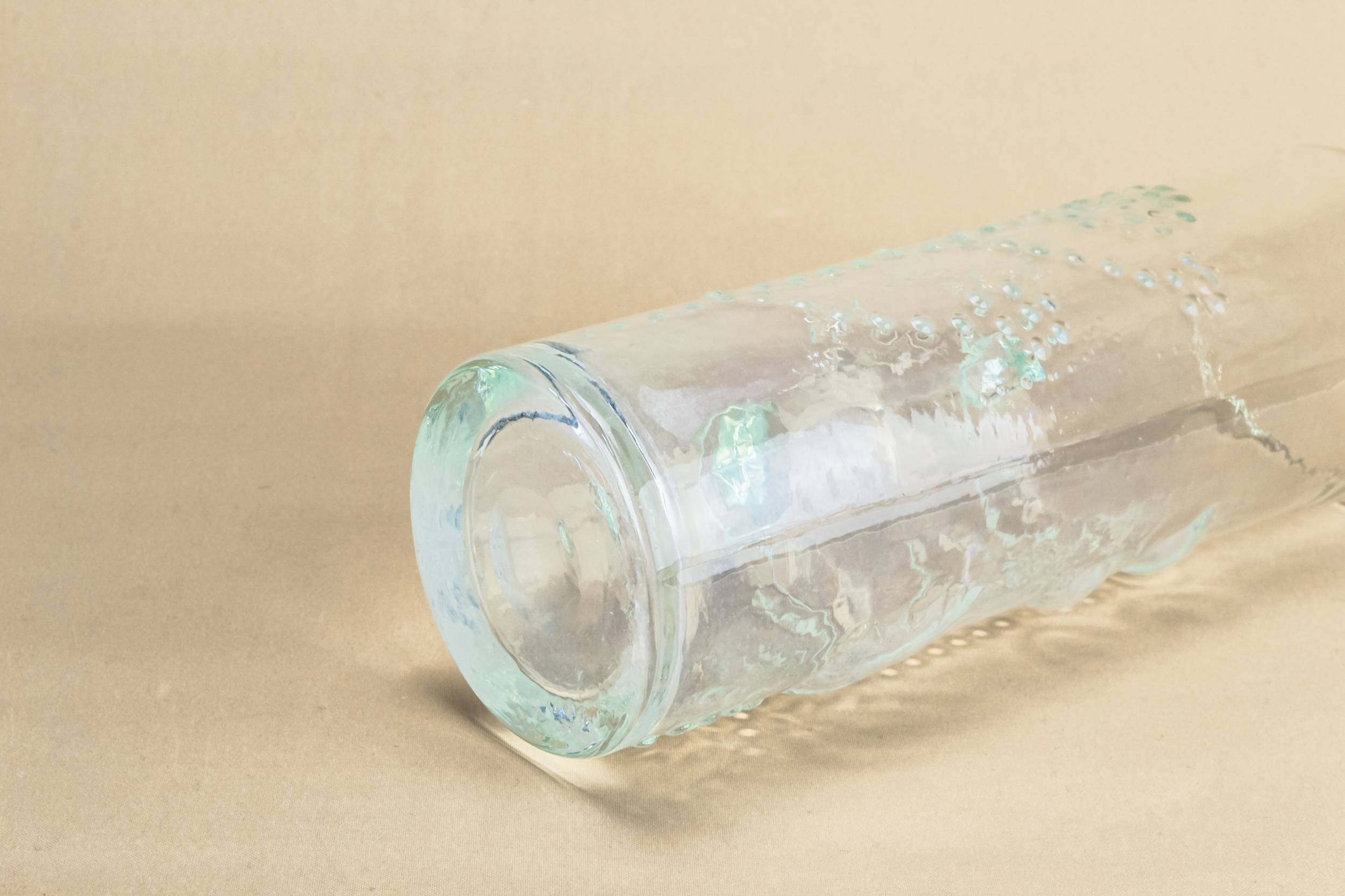 Vintage Glass Oil — Tall glass water jug 2