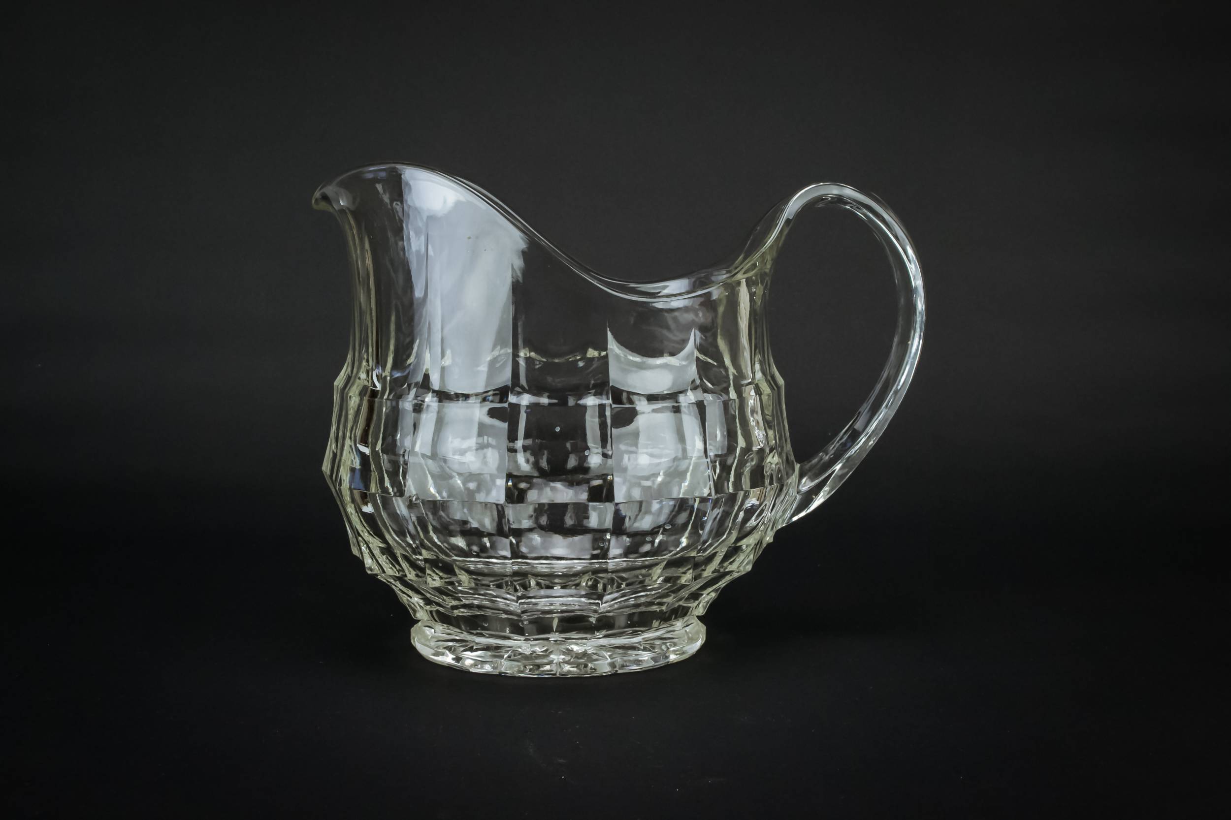 Mid-century Modern Glass — Glass water jug