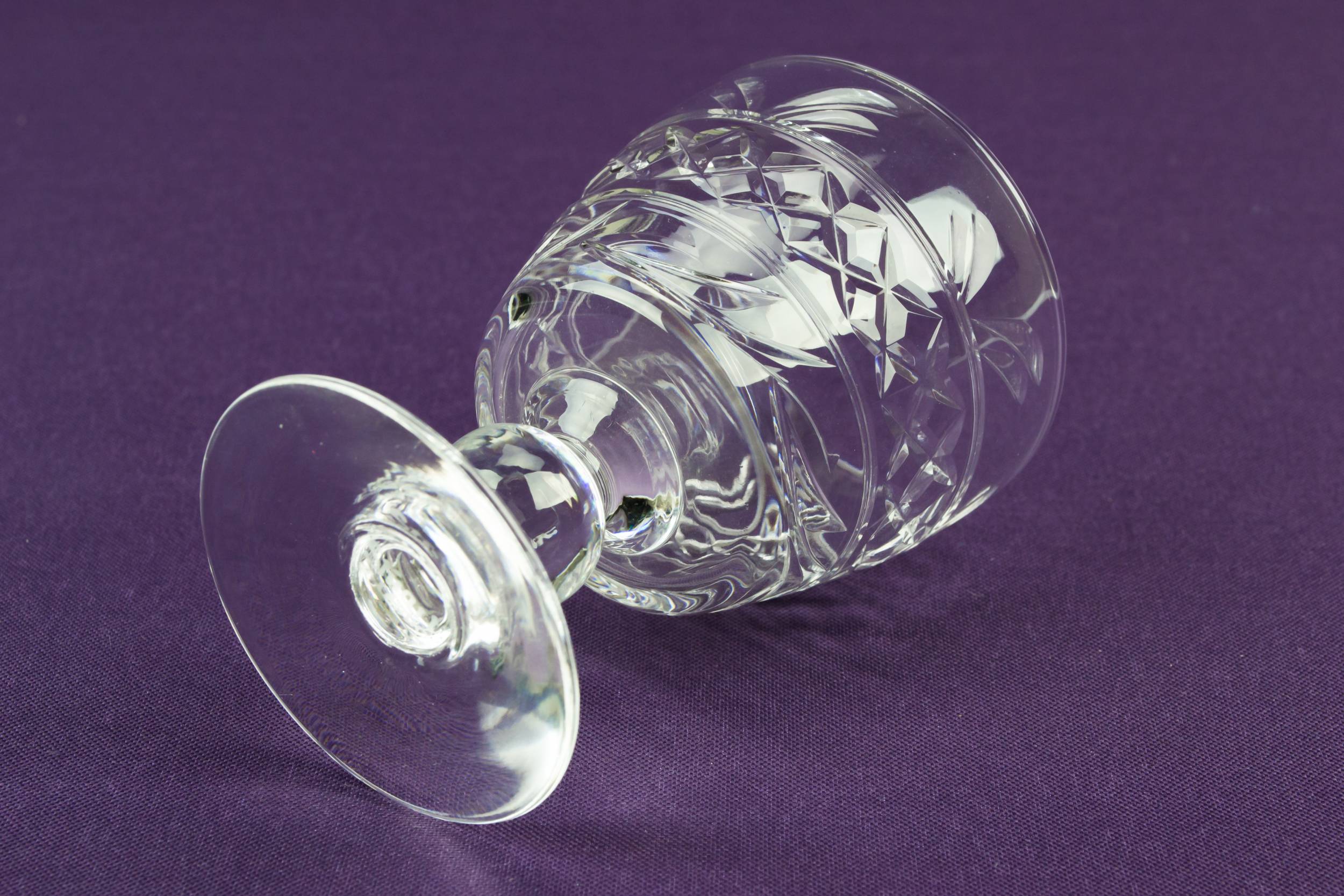 Art Deco Clear — 6 Stuart port glasses 1