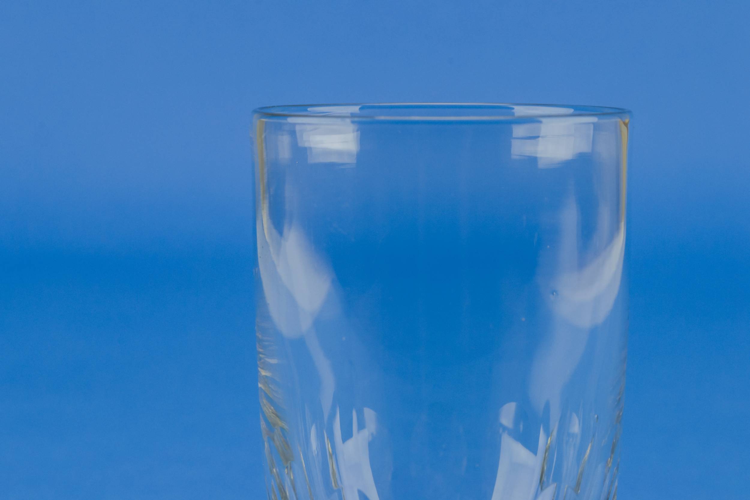Antique Clear Sherry — Cut glass port schooner 1