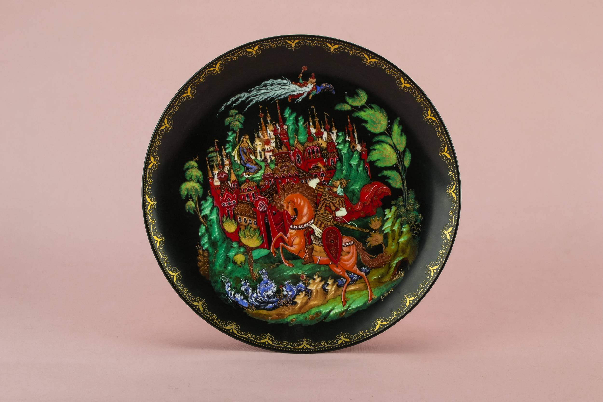Spectacular Vintage Figures — Fairy tale painted plate