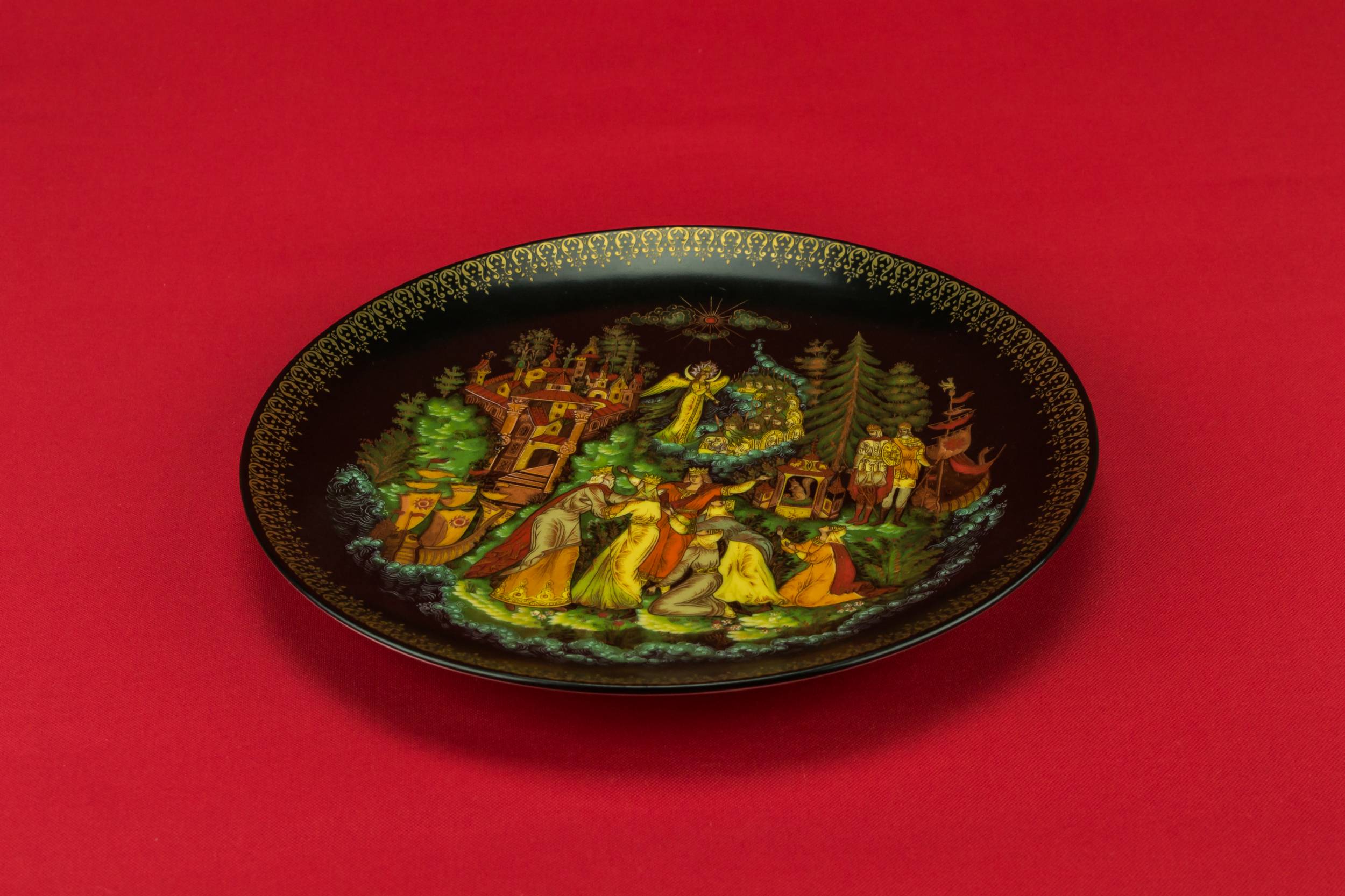 Opulent Porcelain Vinogradov — Decorative fairy tale plate 2