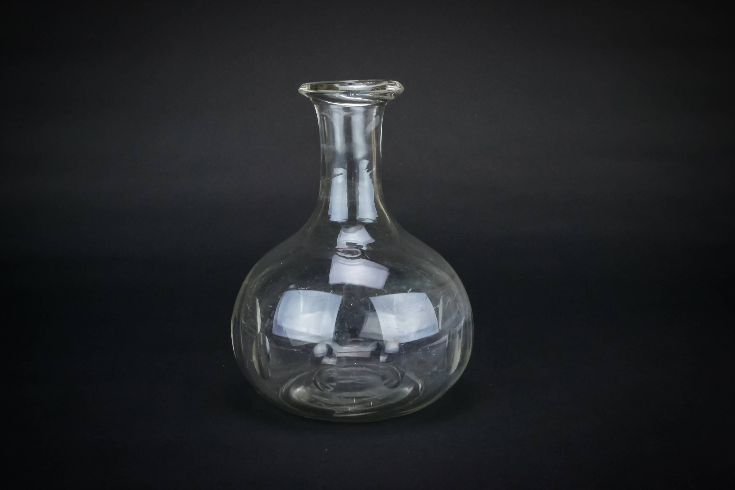 Engraved Blown Glass — Blown glass water carafe