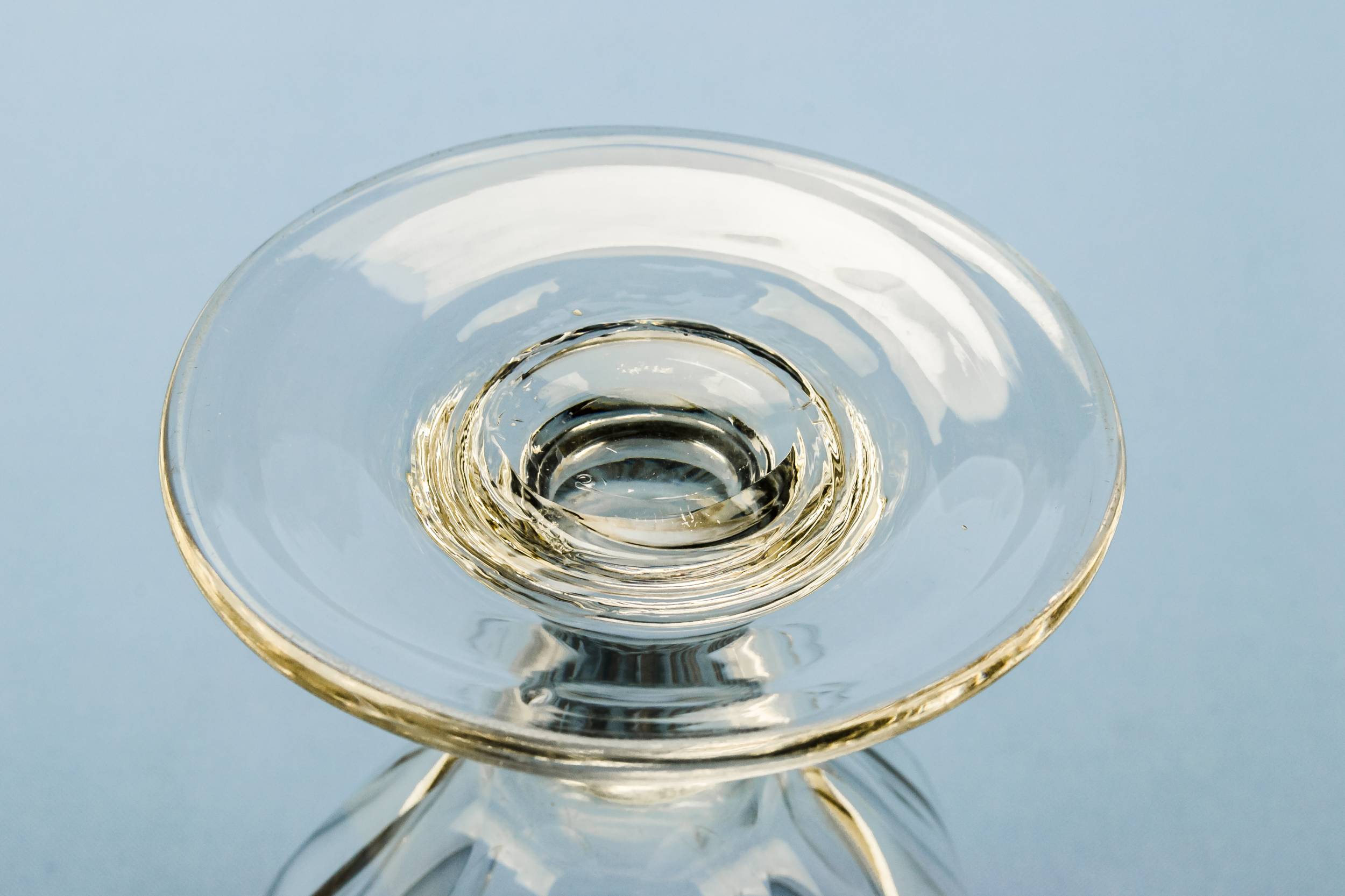 Clear Antique Panelled — Large wine glass 3