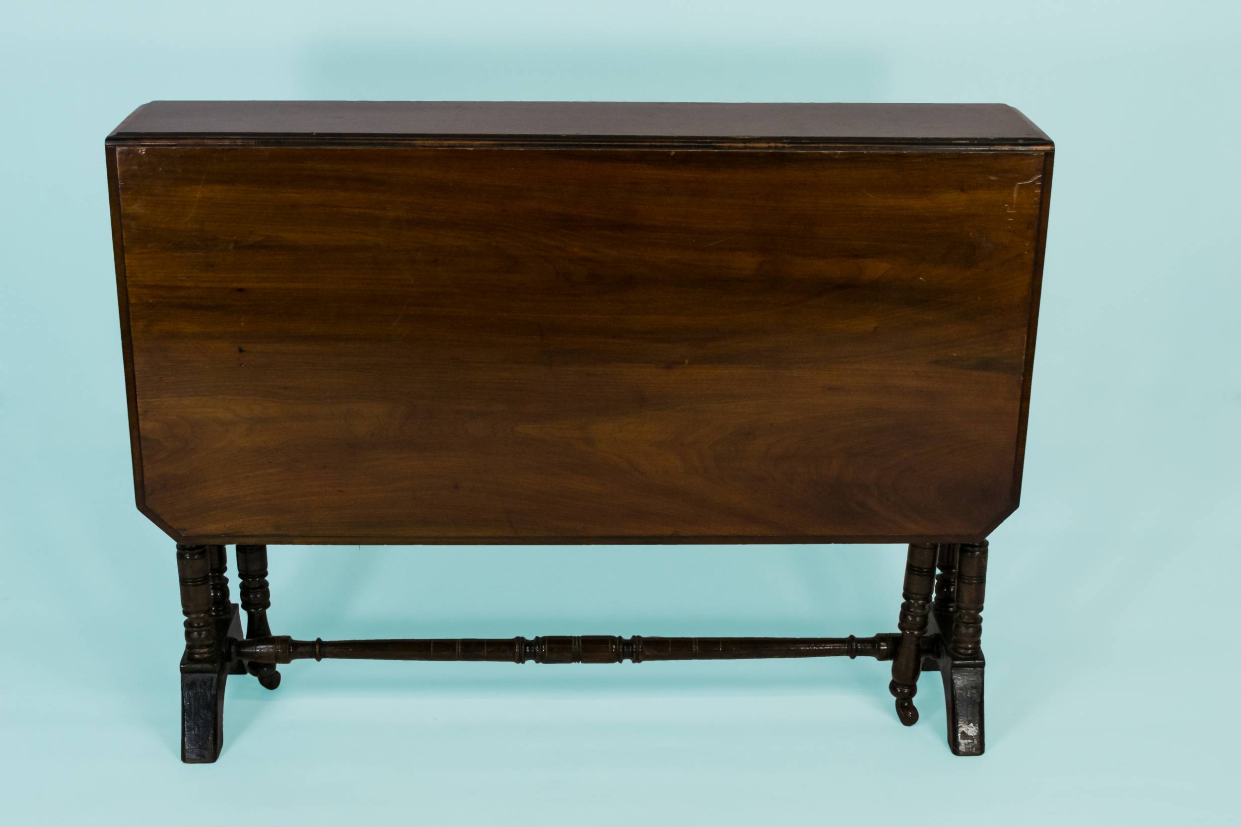Victorian Classical Minimalist — Mahogany drop leaf table 1