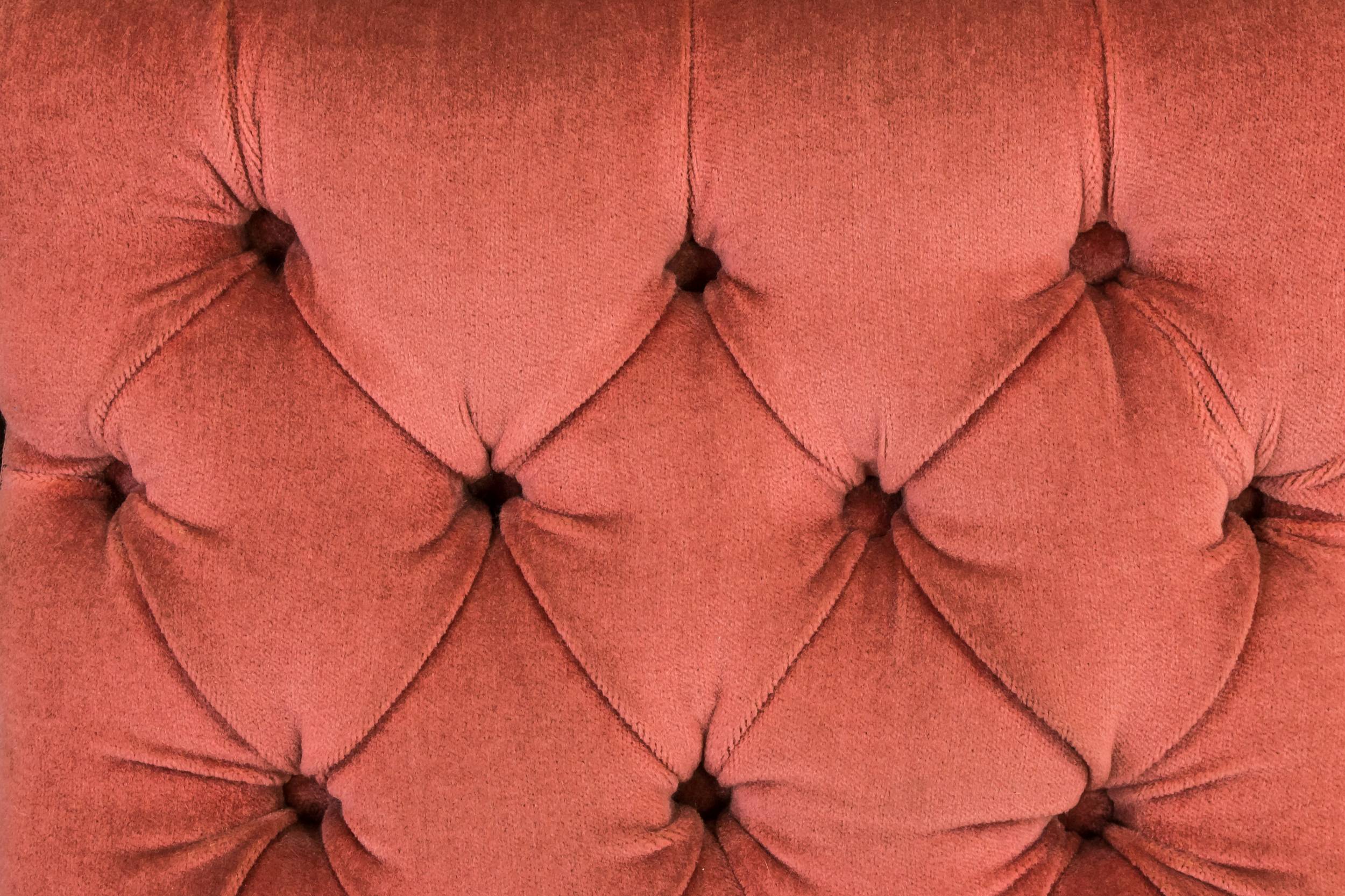 Elegant Wood CHAIR — Pink salmon lounge chair 2