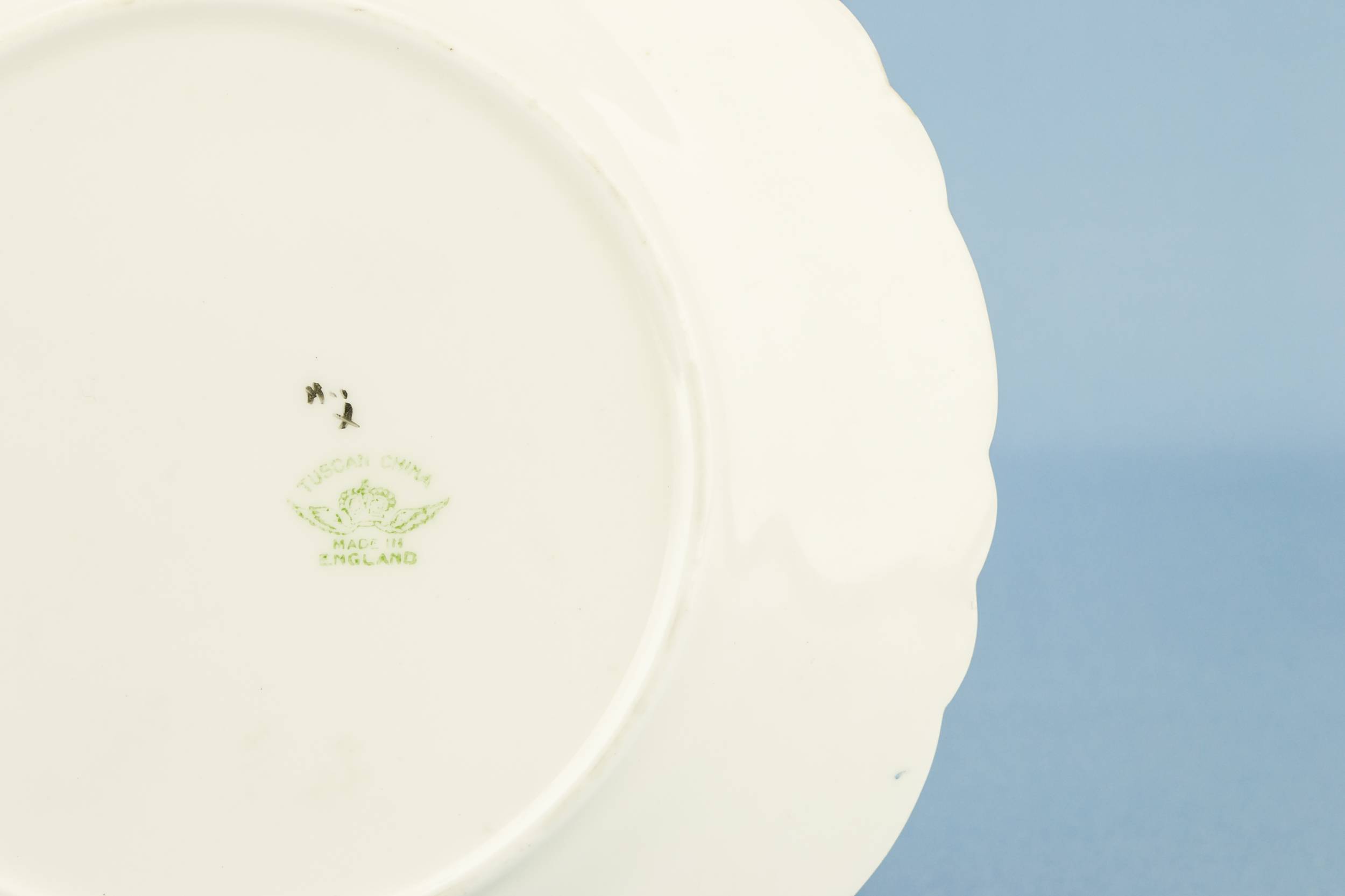 Shabby Chic Vintage — 6 Shabby chic dessert plate 1