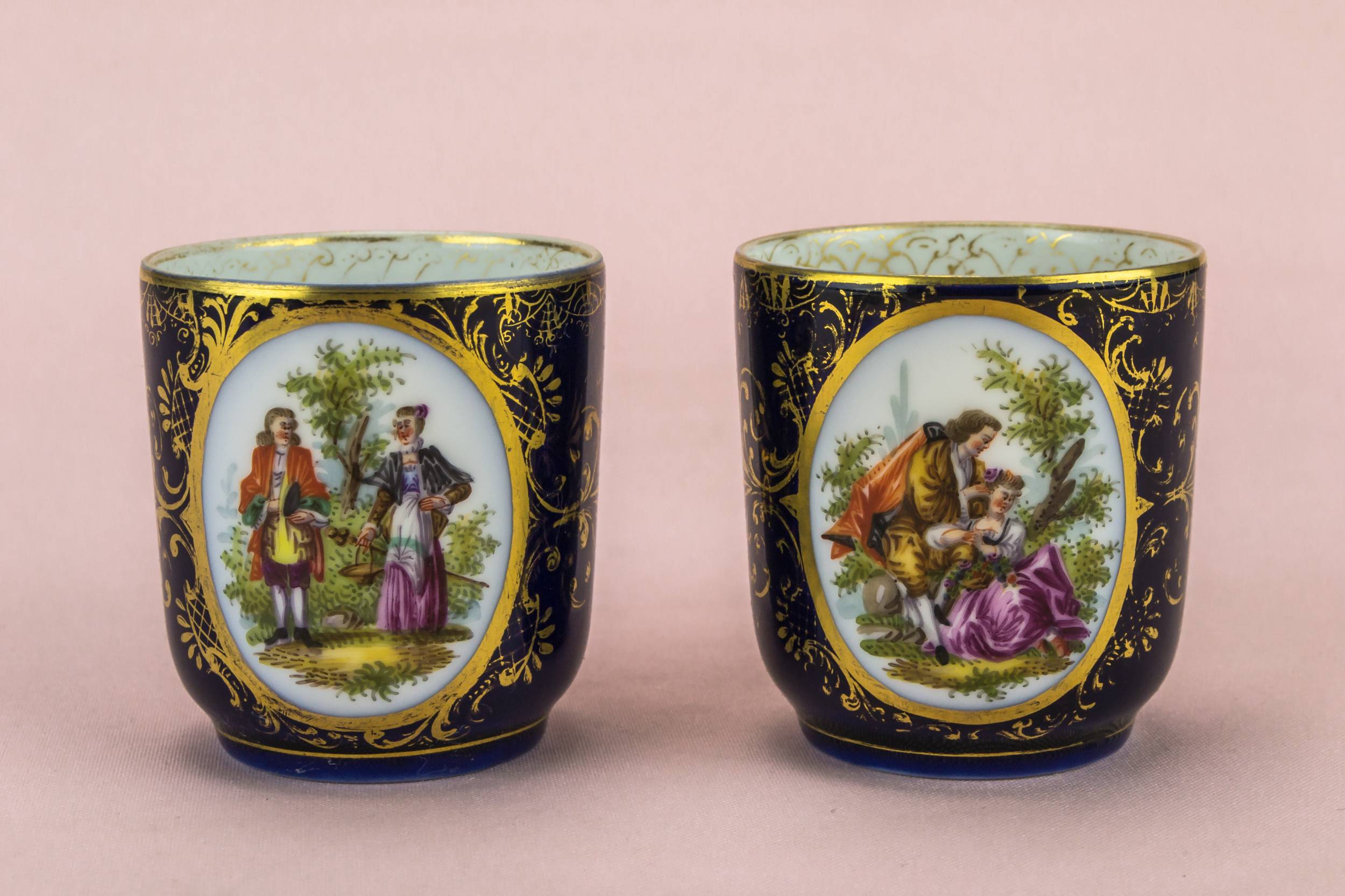 Persons Antique Spectacular — Painted coffee set for 2 4