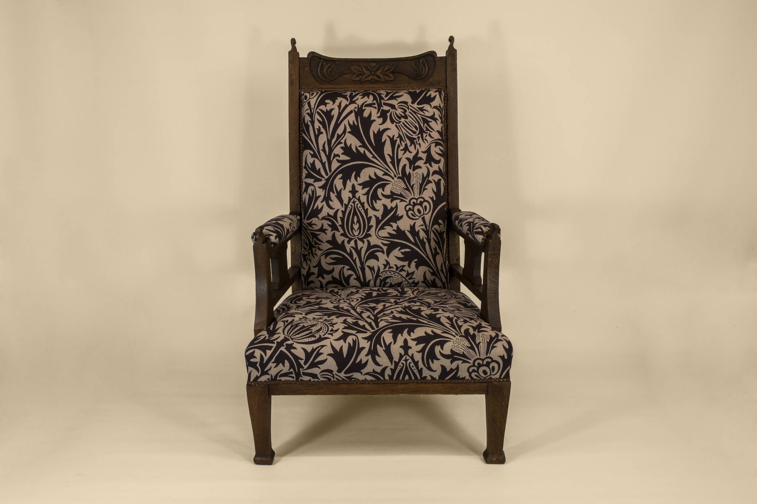 Oak Arts Crafts — 2 Arts & Crafts Armchairs
