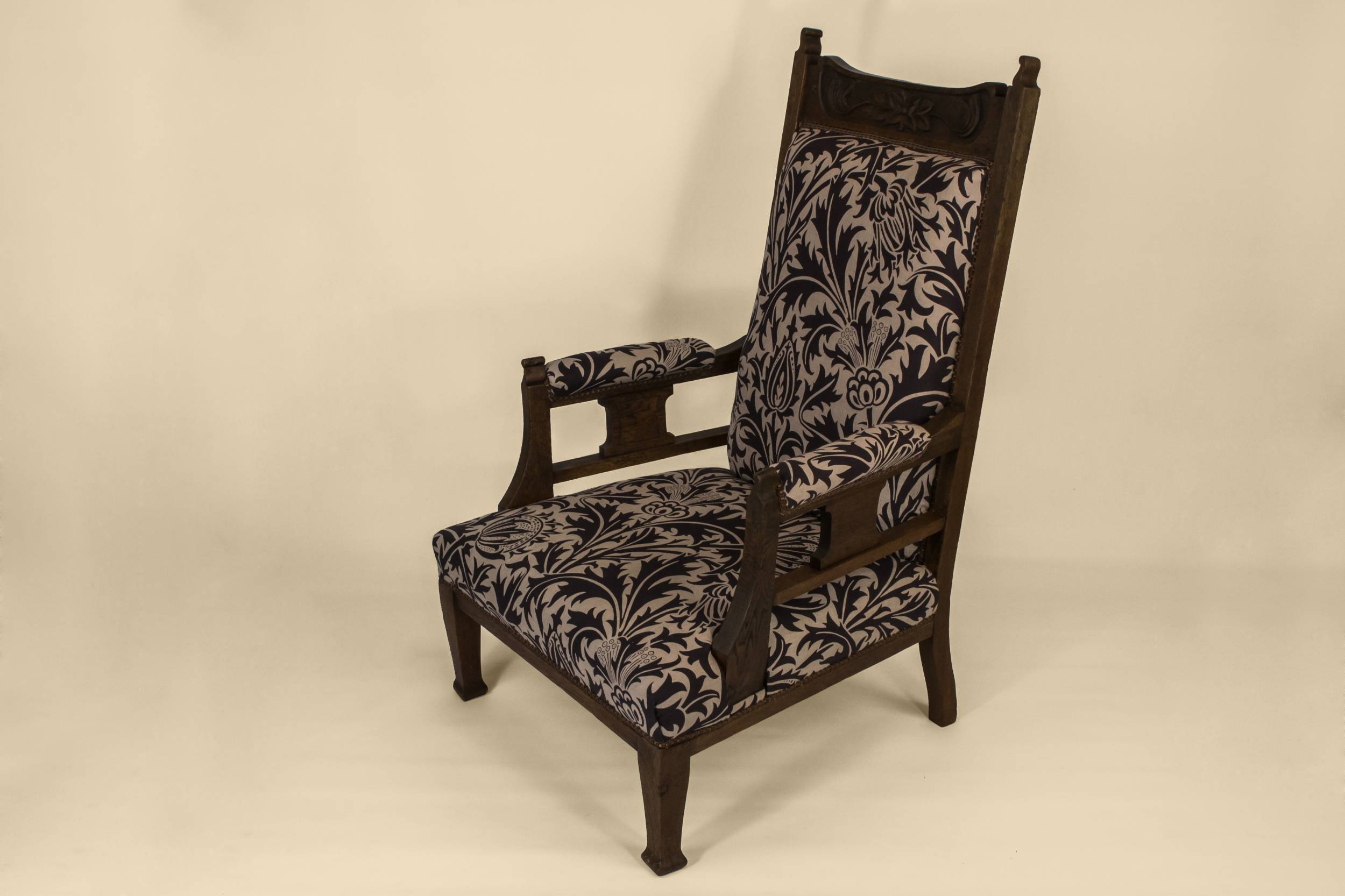 Oak Arts Crafts — 2 Arts & Crafts Armchairs 3