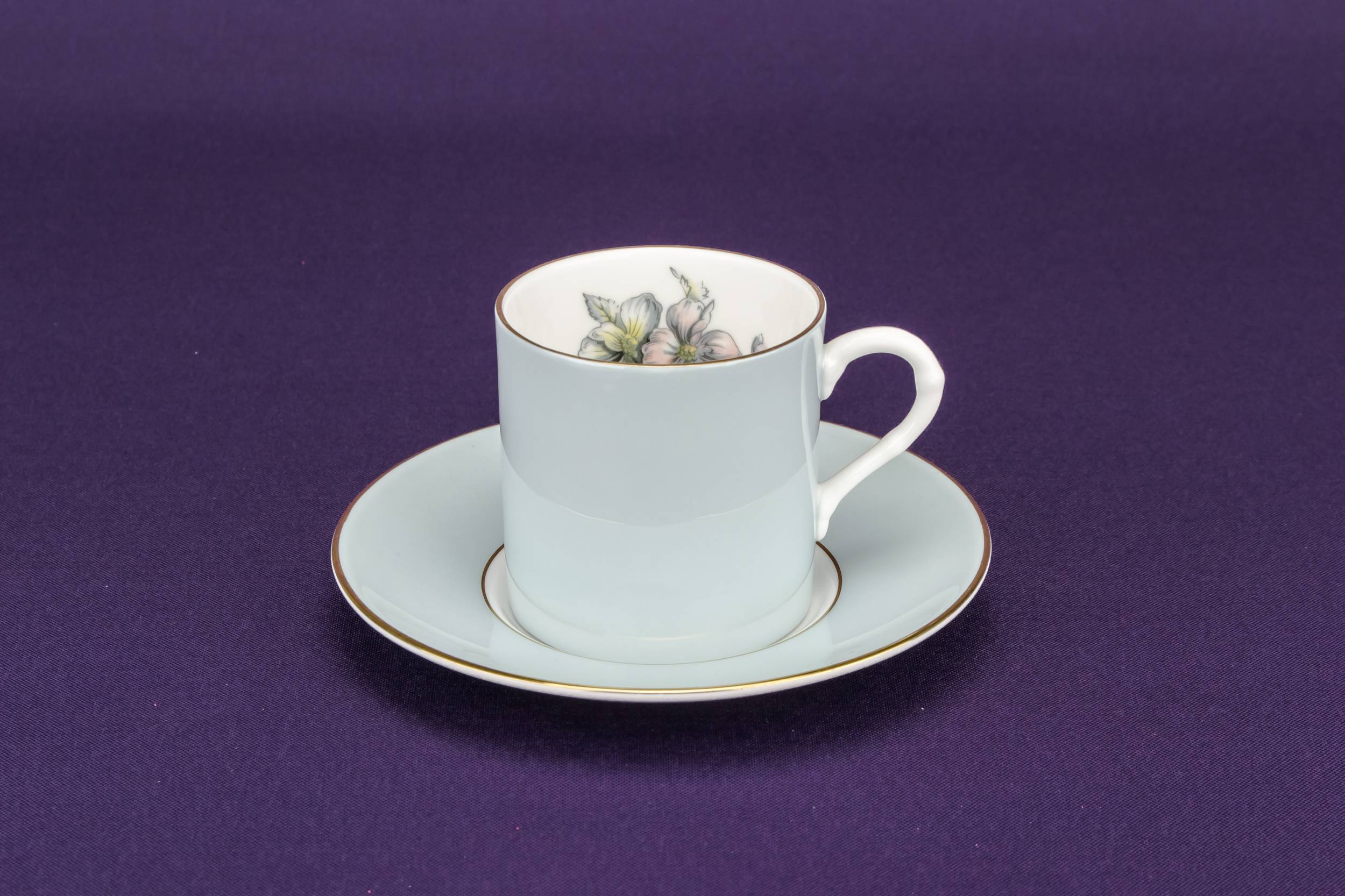 Persons Mid-century Modern — Pale blue coffee set for 6 3