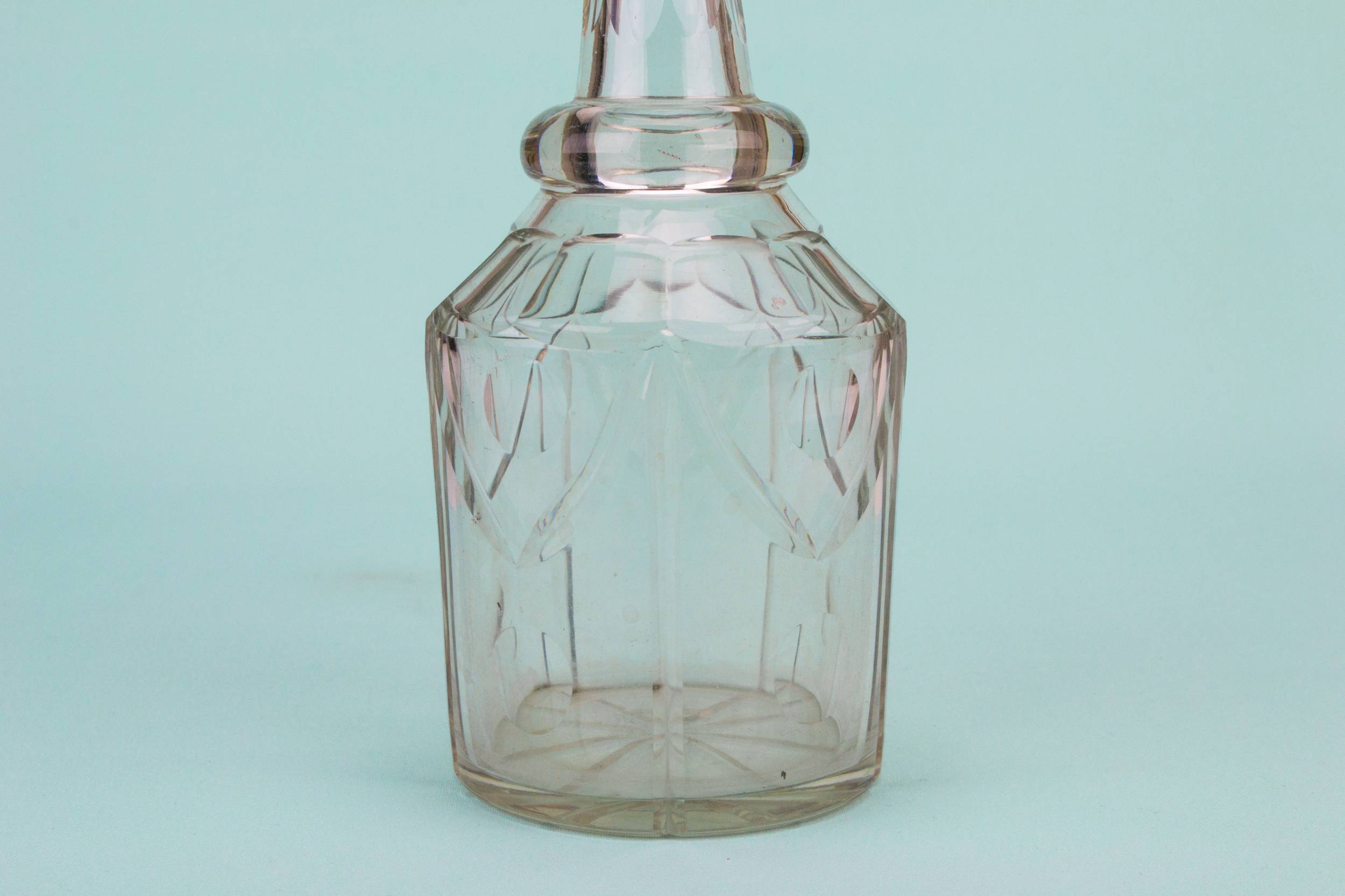 Antique DECANTER Cut — Cut glass Nelson decanter 1