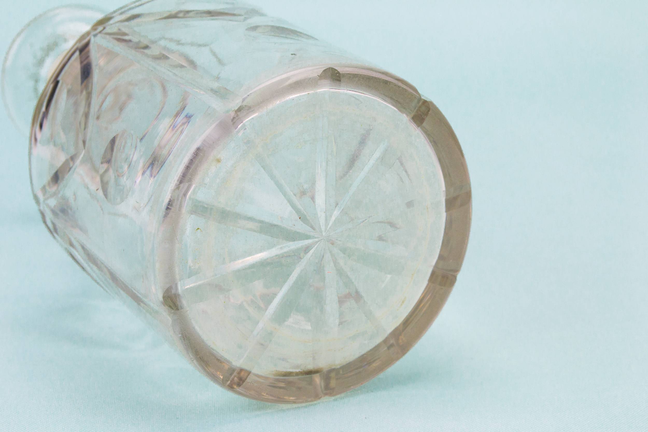 Antique DECANTER Cut — Cut glass Nelson decanter 3