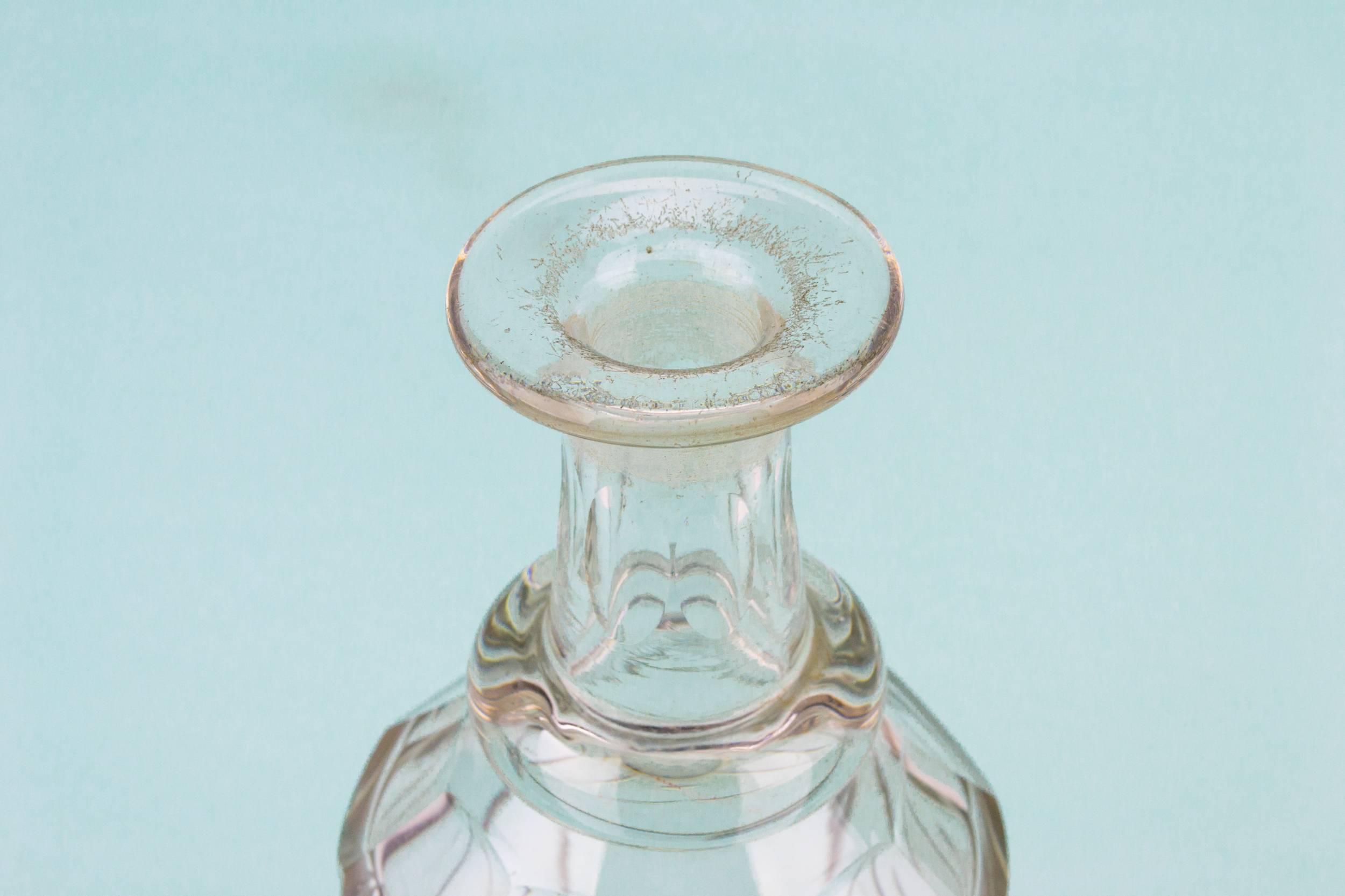 Antique DECANTER Cut — Cut glass Nelson decanter 4