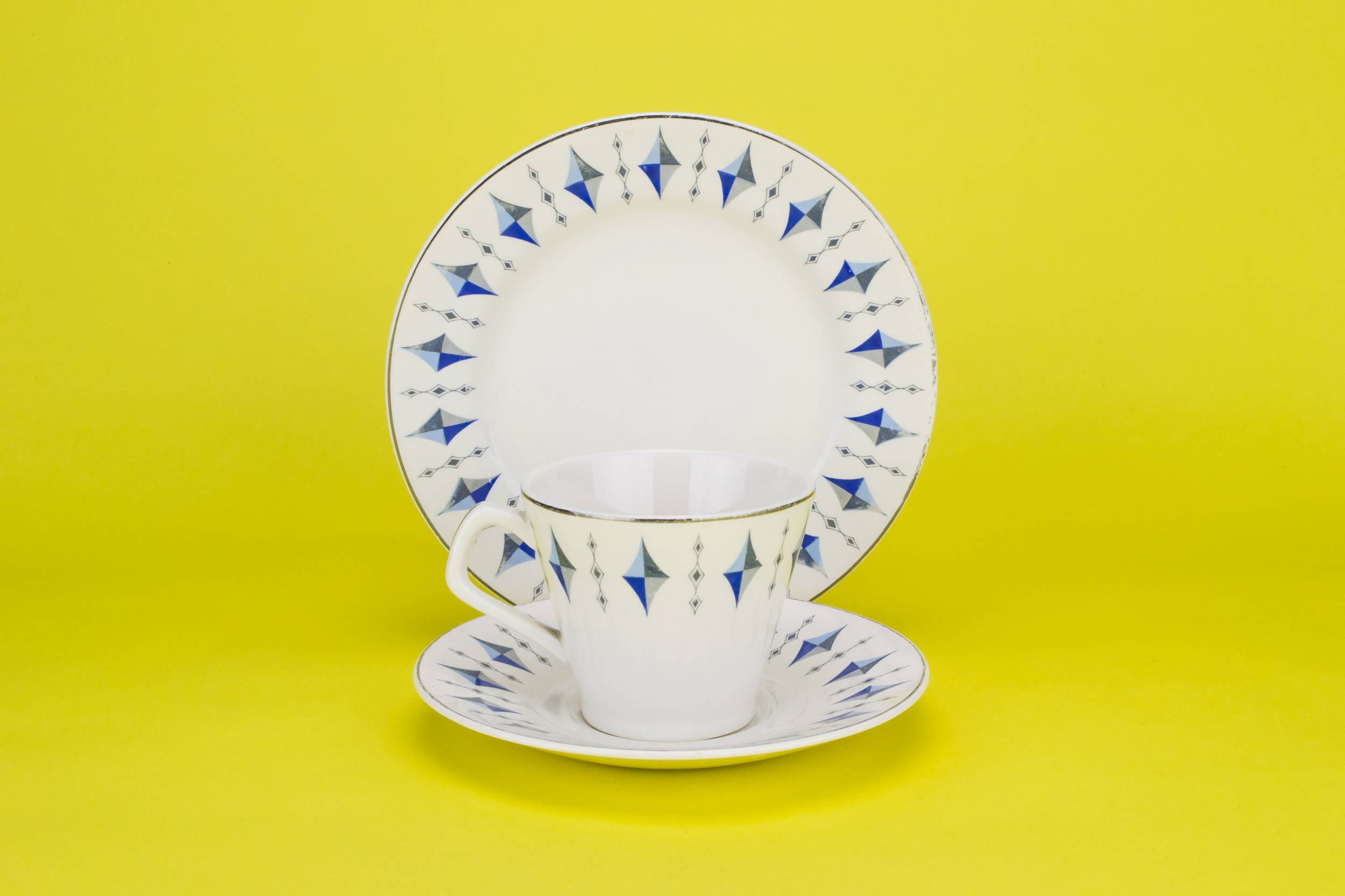 Persons Vintage Shabby — Coffee set for 2 in blue