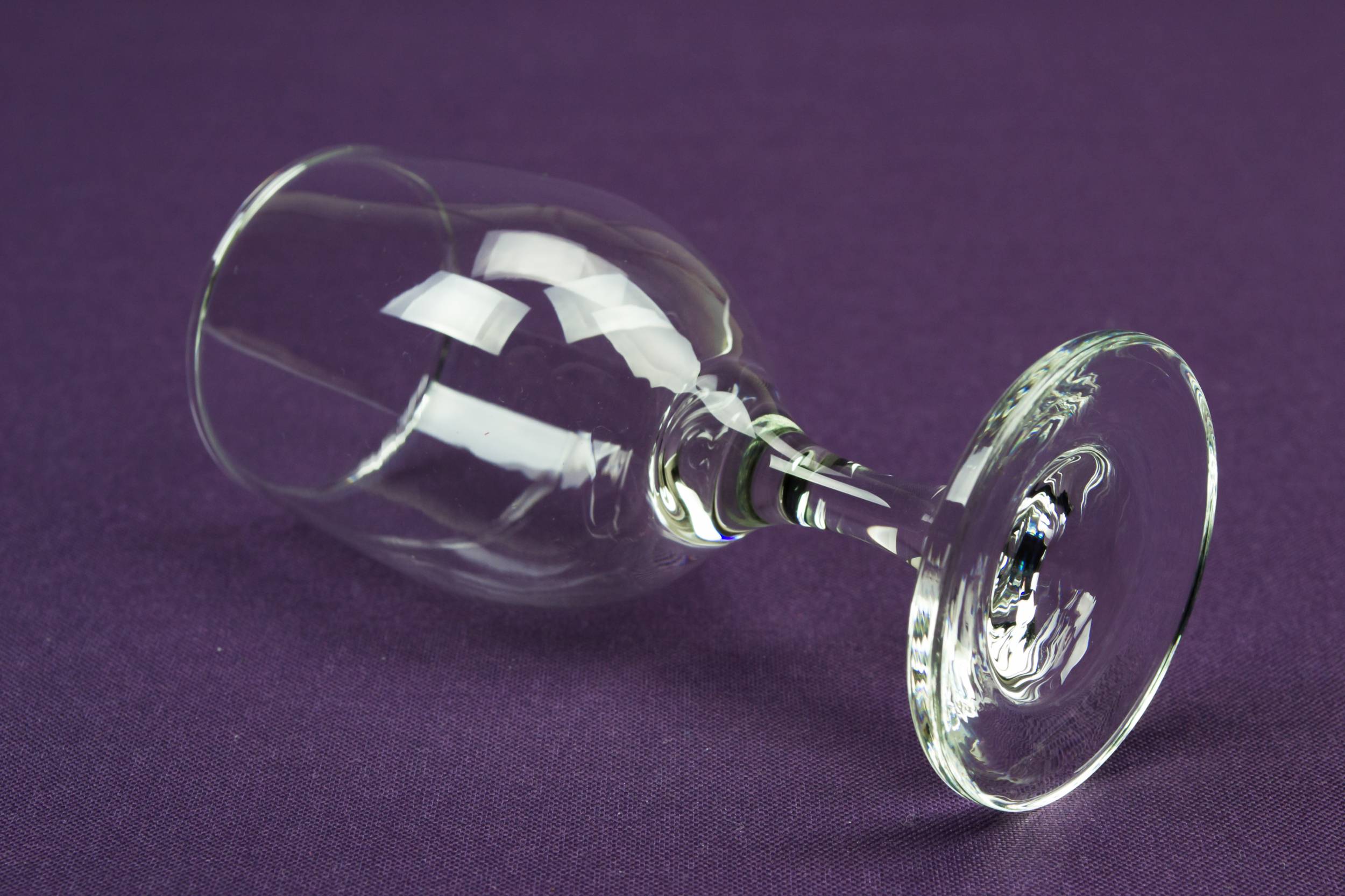 Traditional Clear Minimalist — 3 handmade port glasses 1