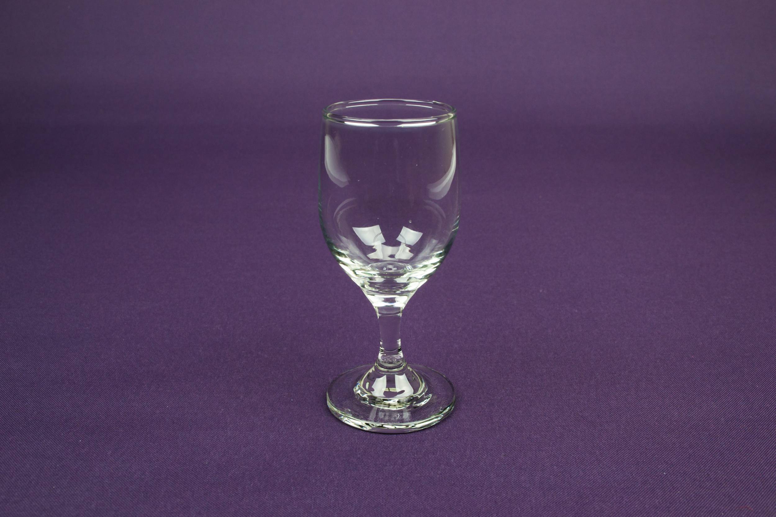 Traditional Clear Minimalist — 3 handmade port glasses