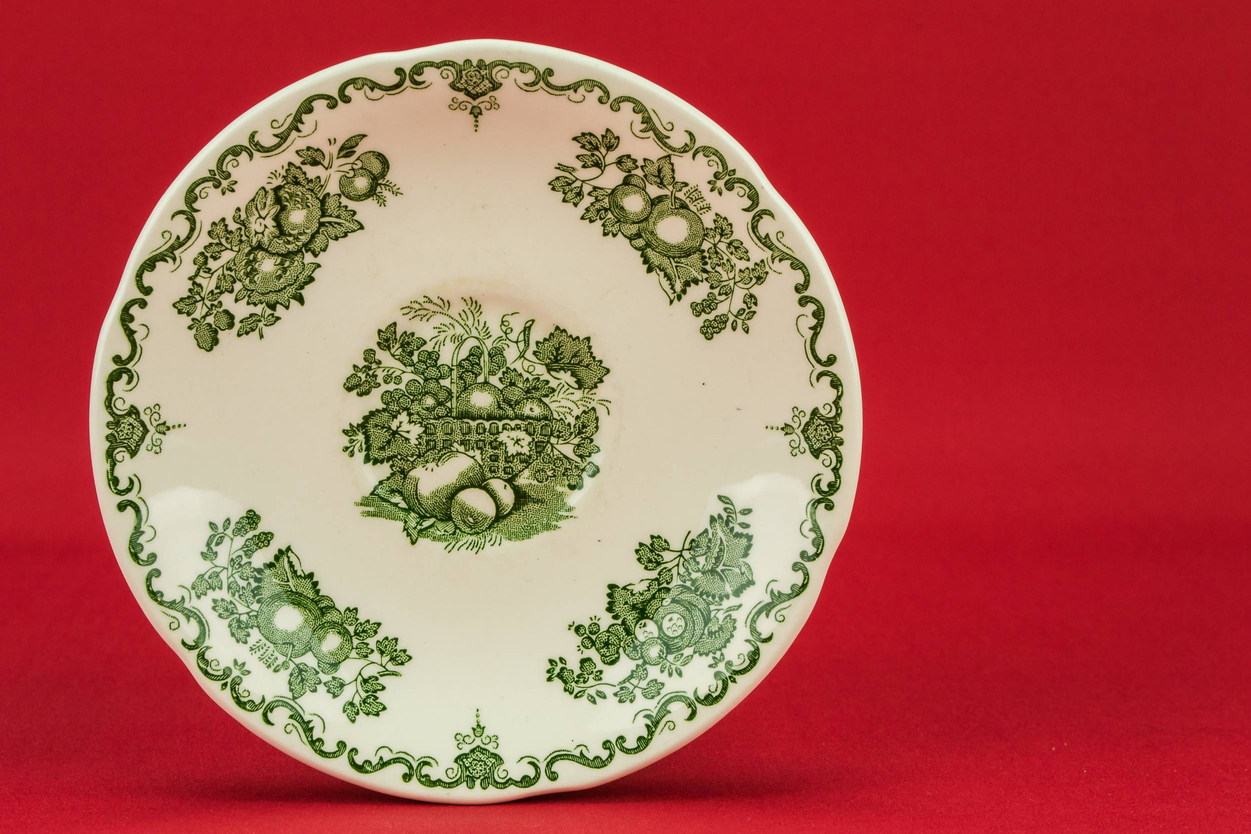 Persons Ceramic Vintage — Green tea set for 4 1
