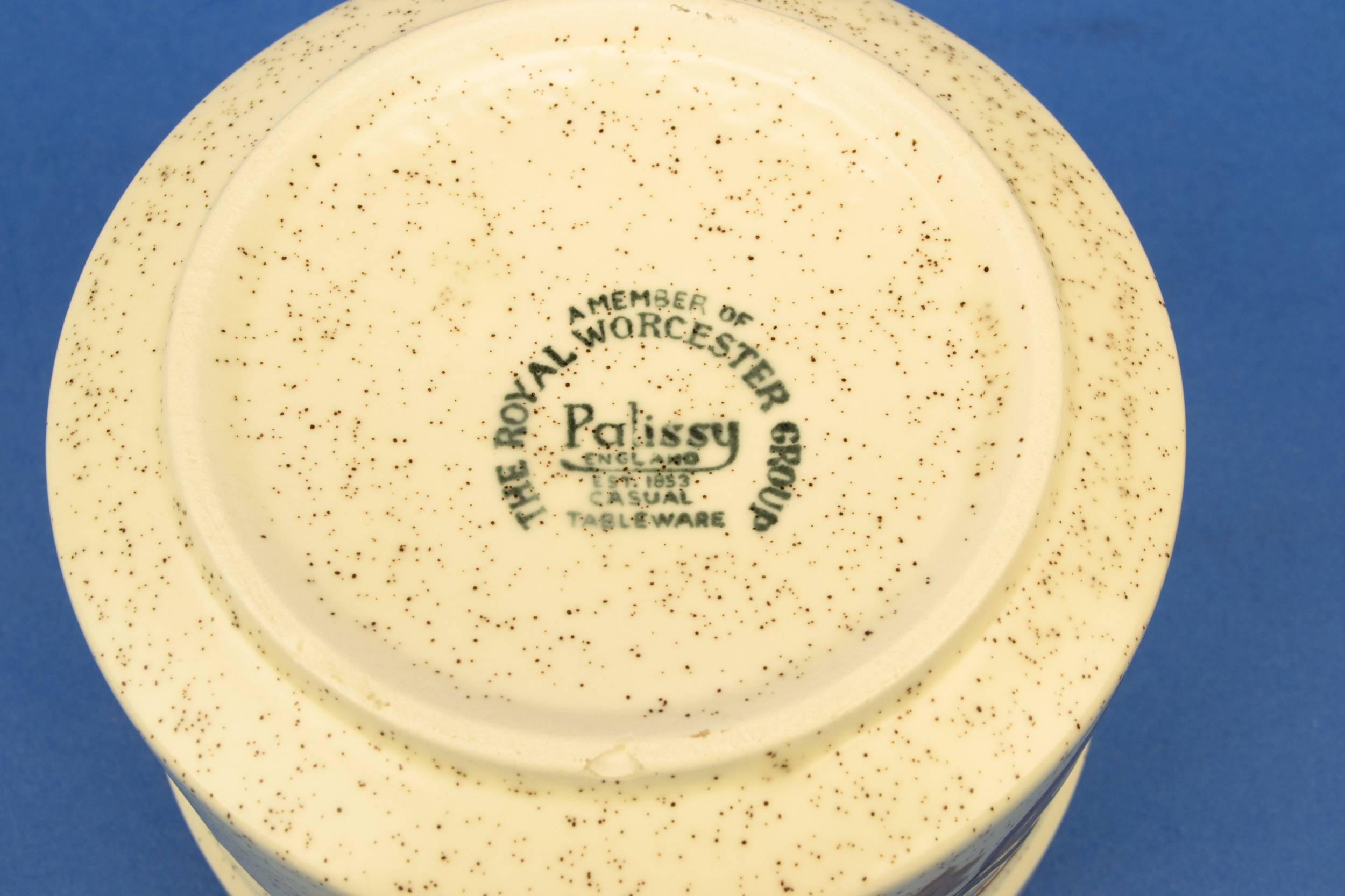 Vintage Yellow Medium — Saucer serving bowl on plate 2