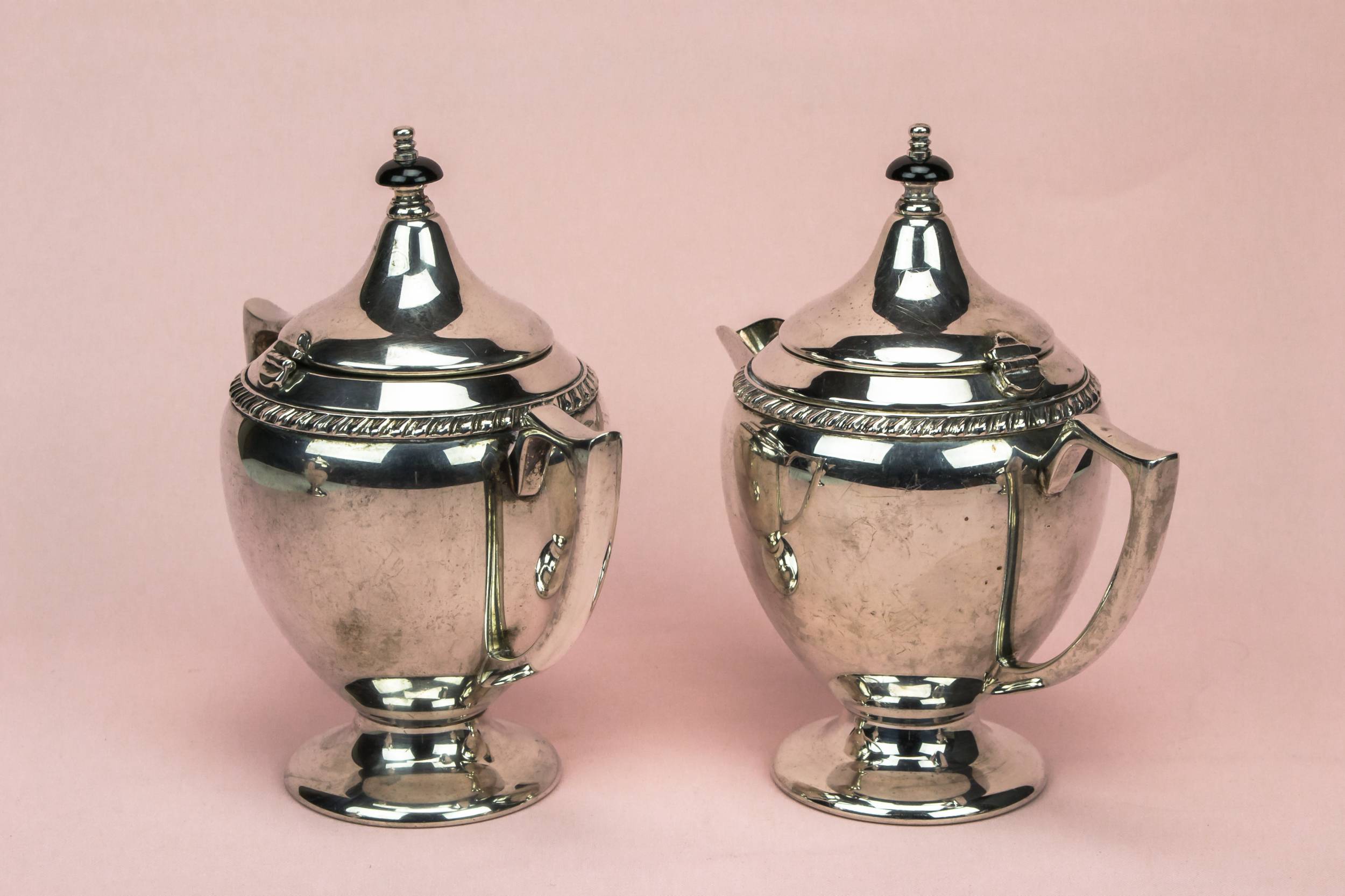 Antique Spectacular Gadrooned — Saracen tea and coffee set 1