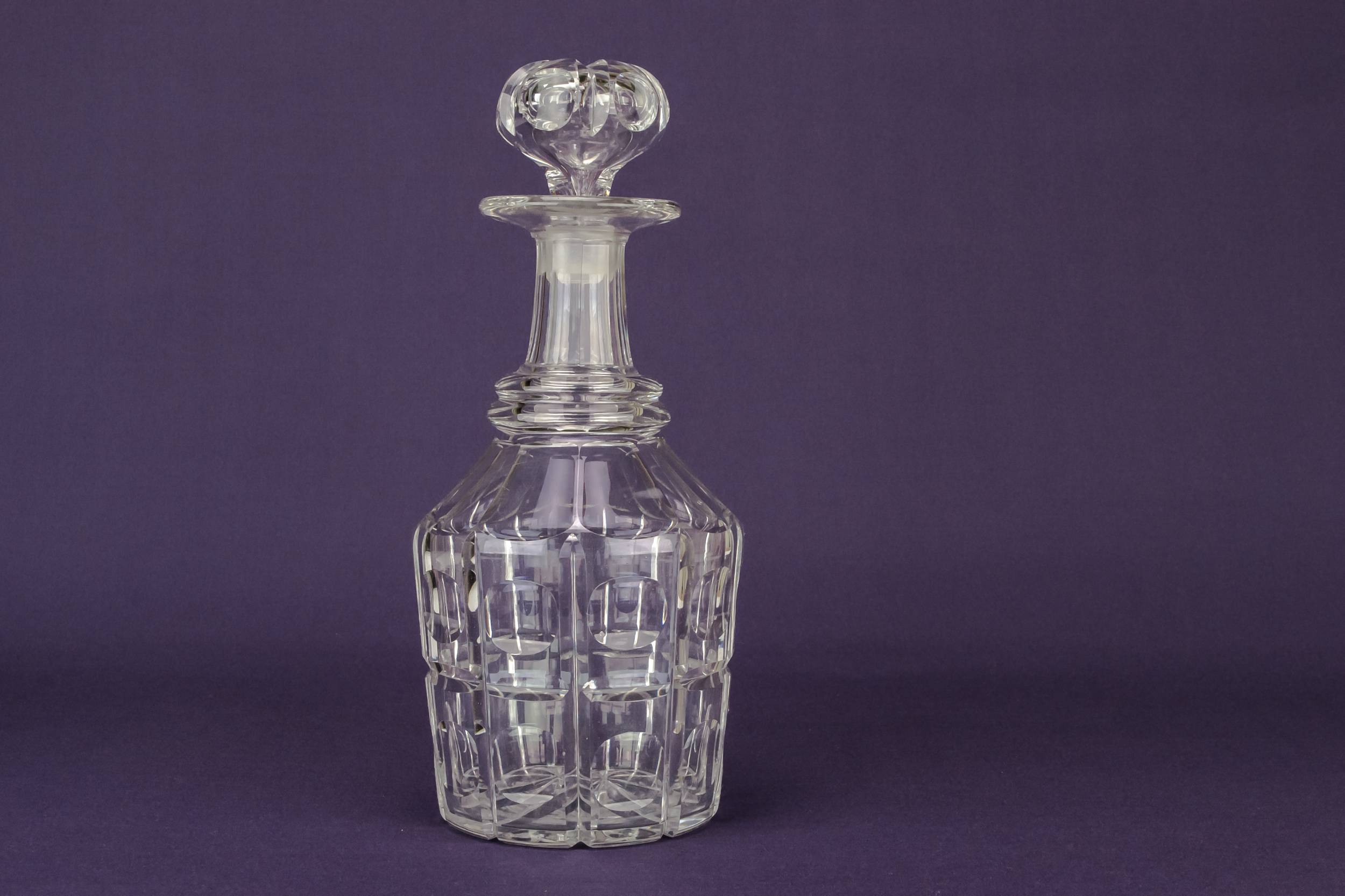 Antique Whisky Sherry — Large port wine decanter 3