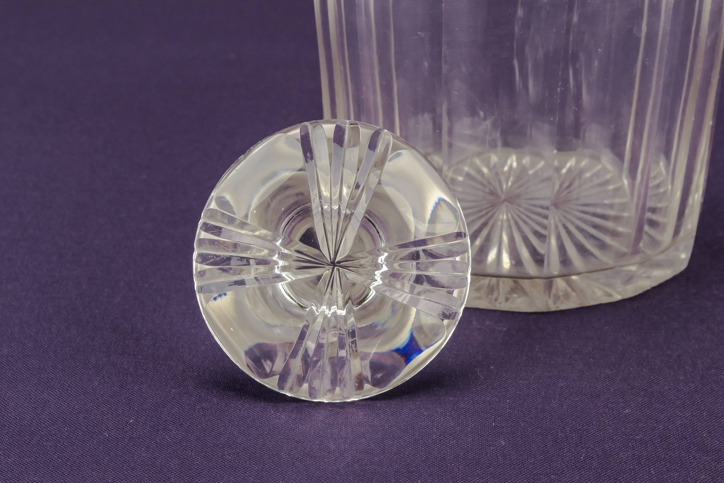 Opulent Sherry DECANTER — Cut glass Nelson decanter 2