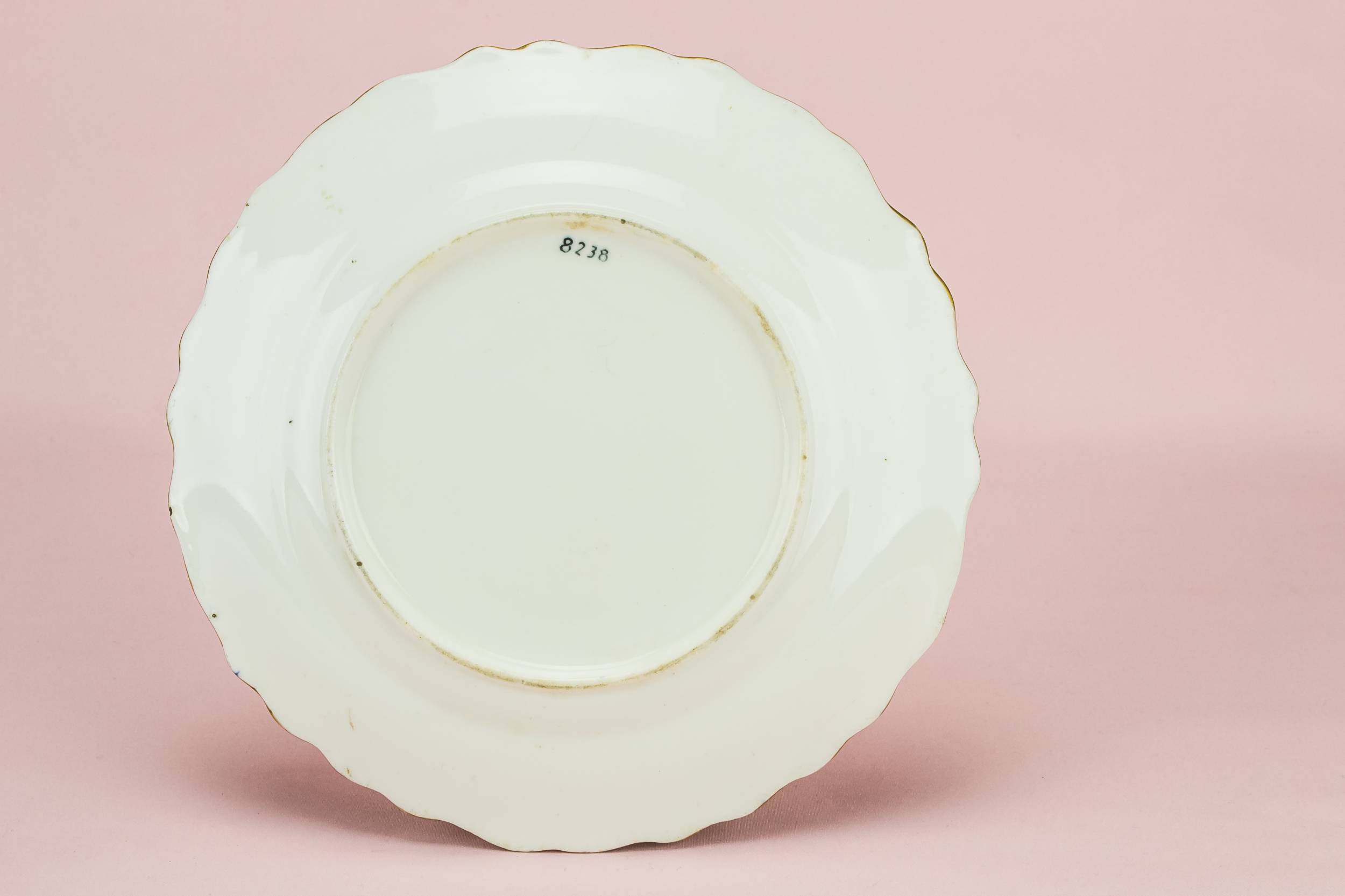 Porcelain Spectacular Florlal — Floral and gold cake plate 4