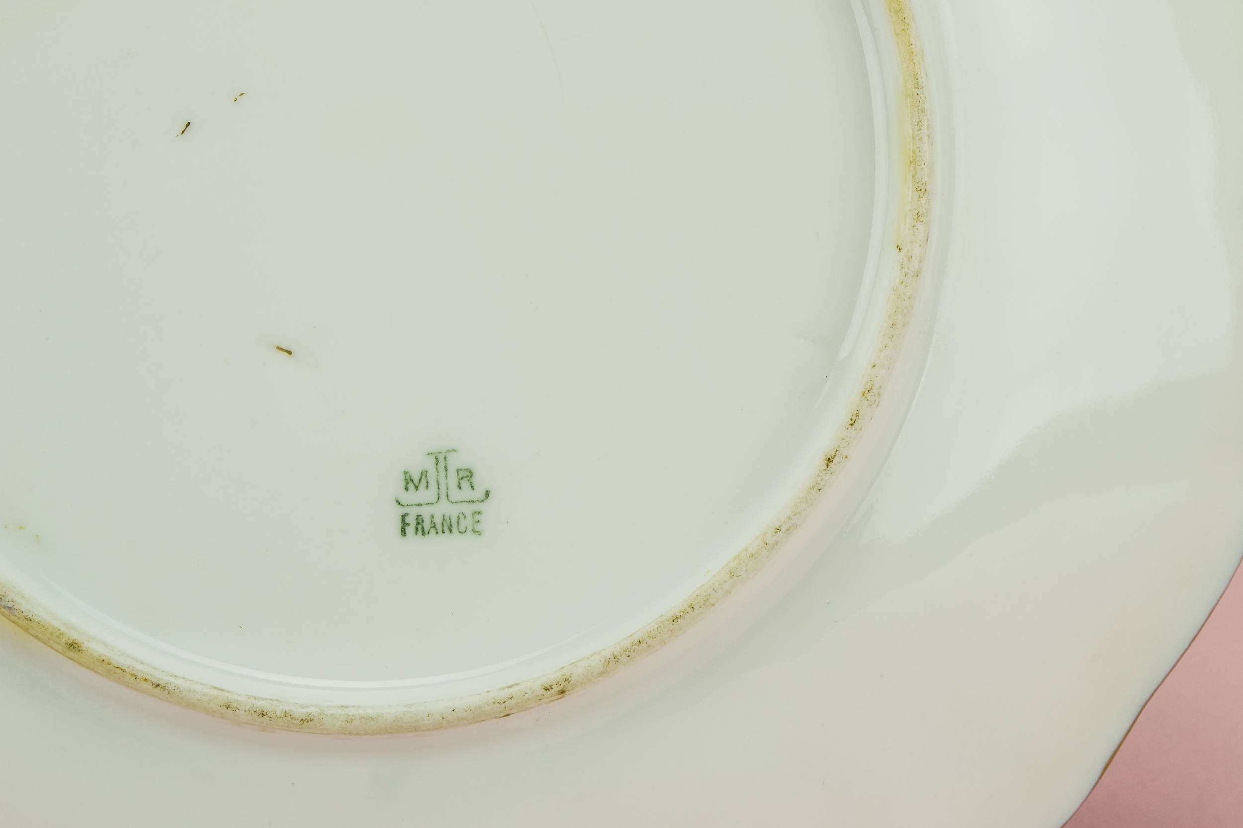 Antique Beautiful Martial — Limoges cake plate 3