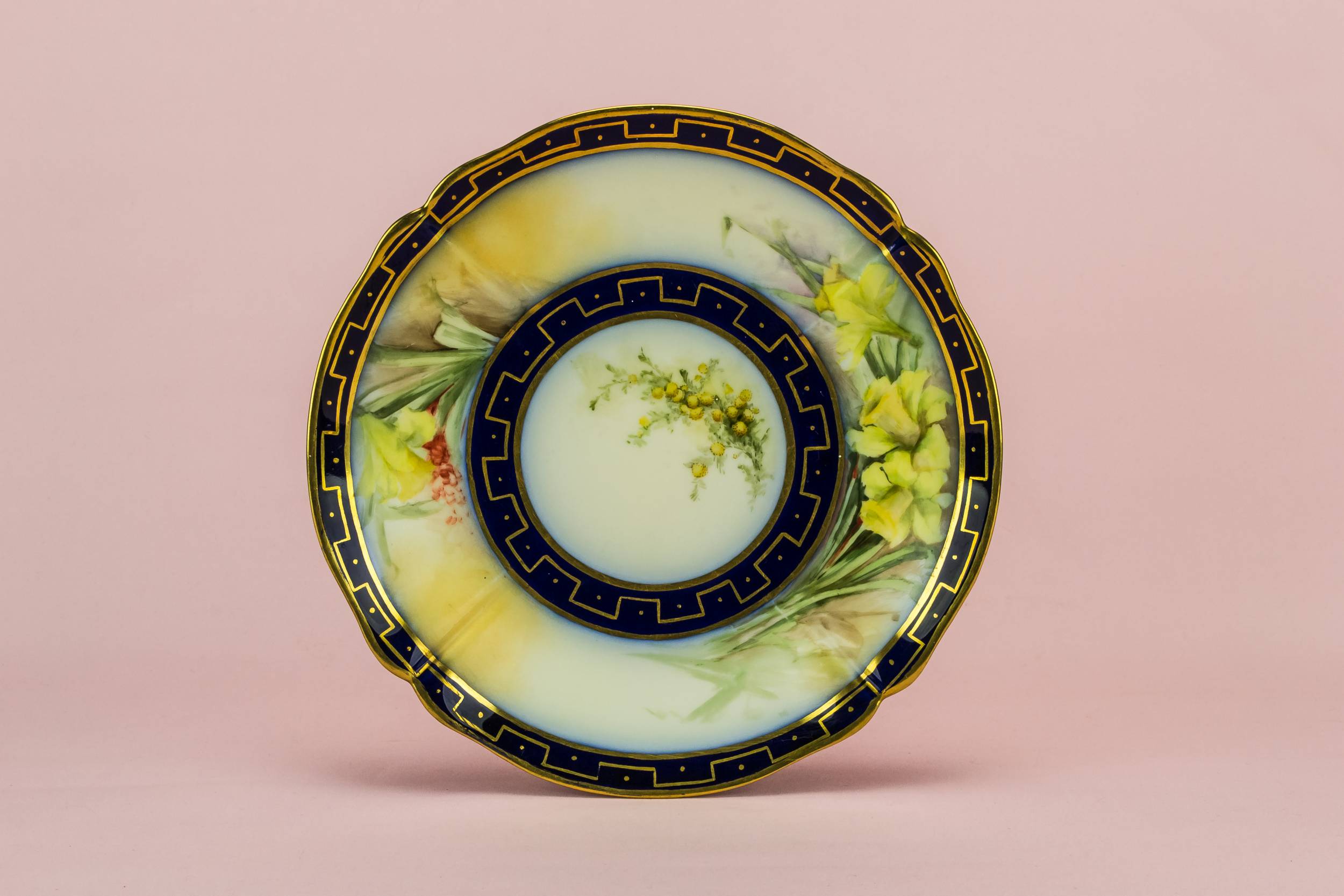Antique Beautiful Martial — Limoges cake plate