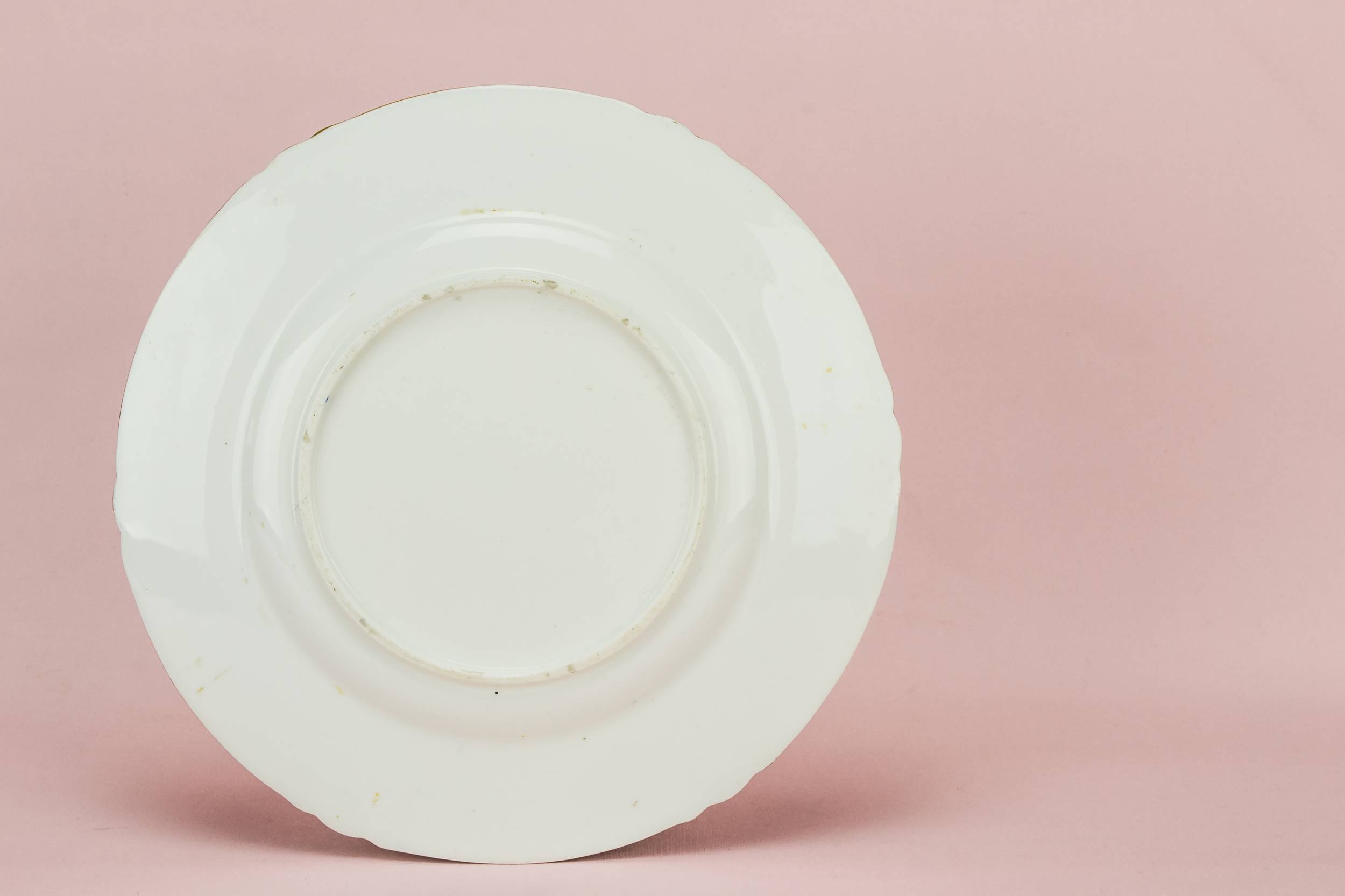 Blue And White — Flow blue serving plate 4