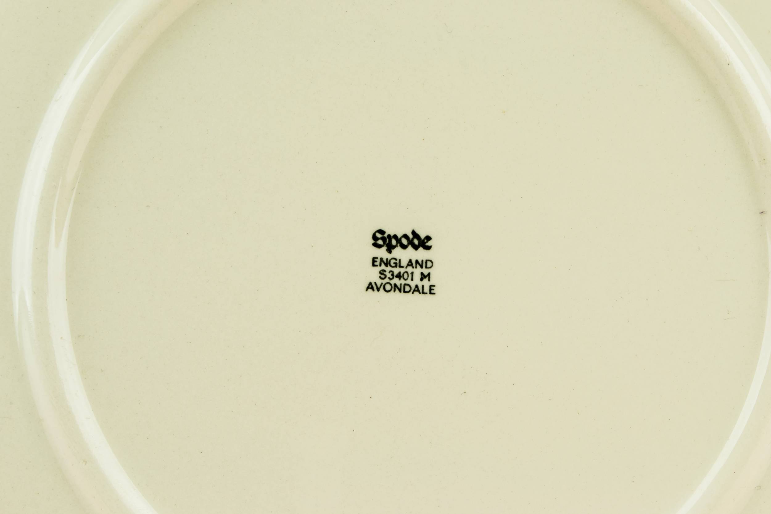 Elegant Porcelain Floral — Spode cake serving plate 2