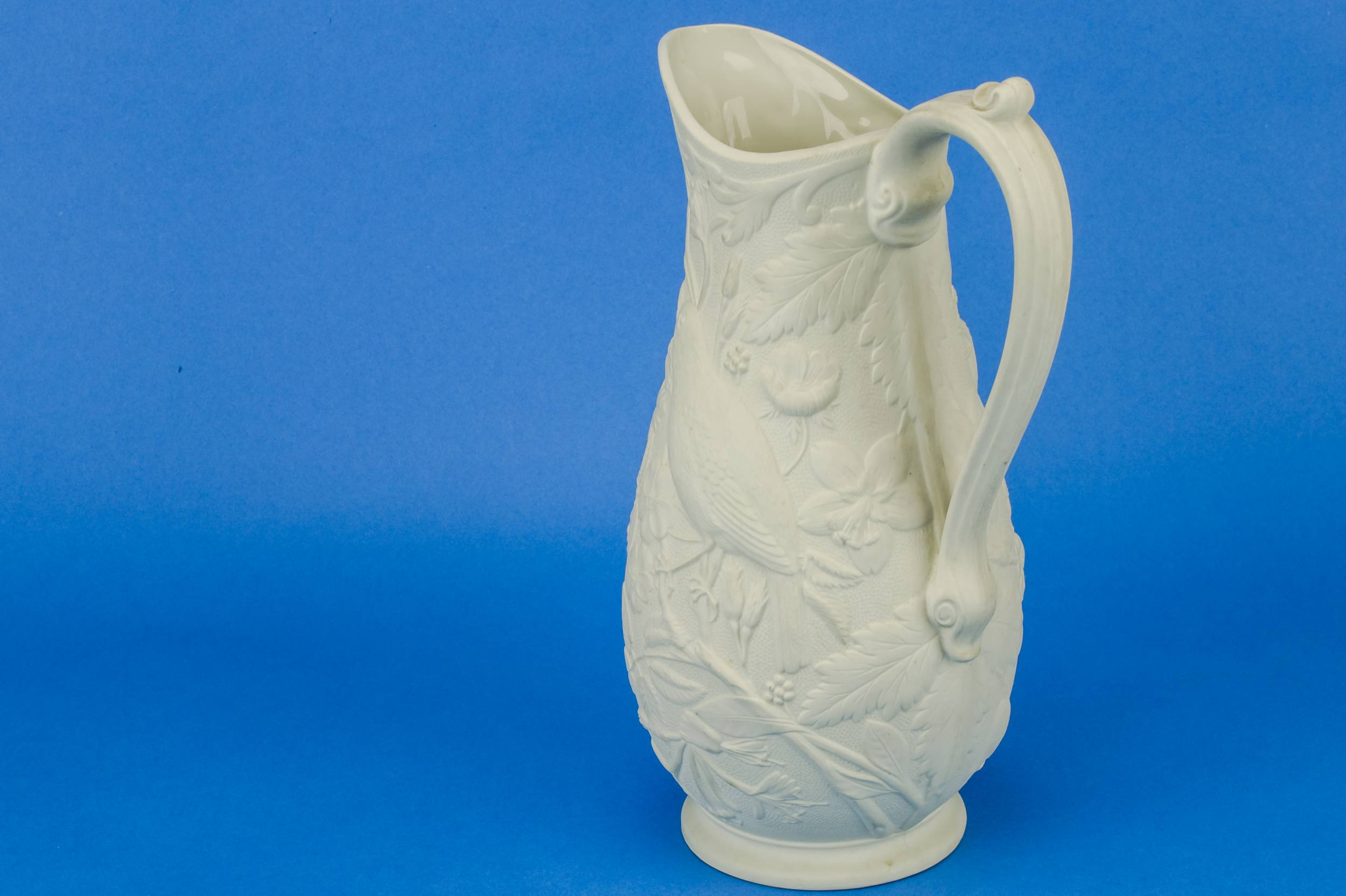 Portmeirion White Bisque — Portmeirion water jug 2