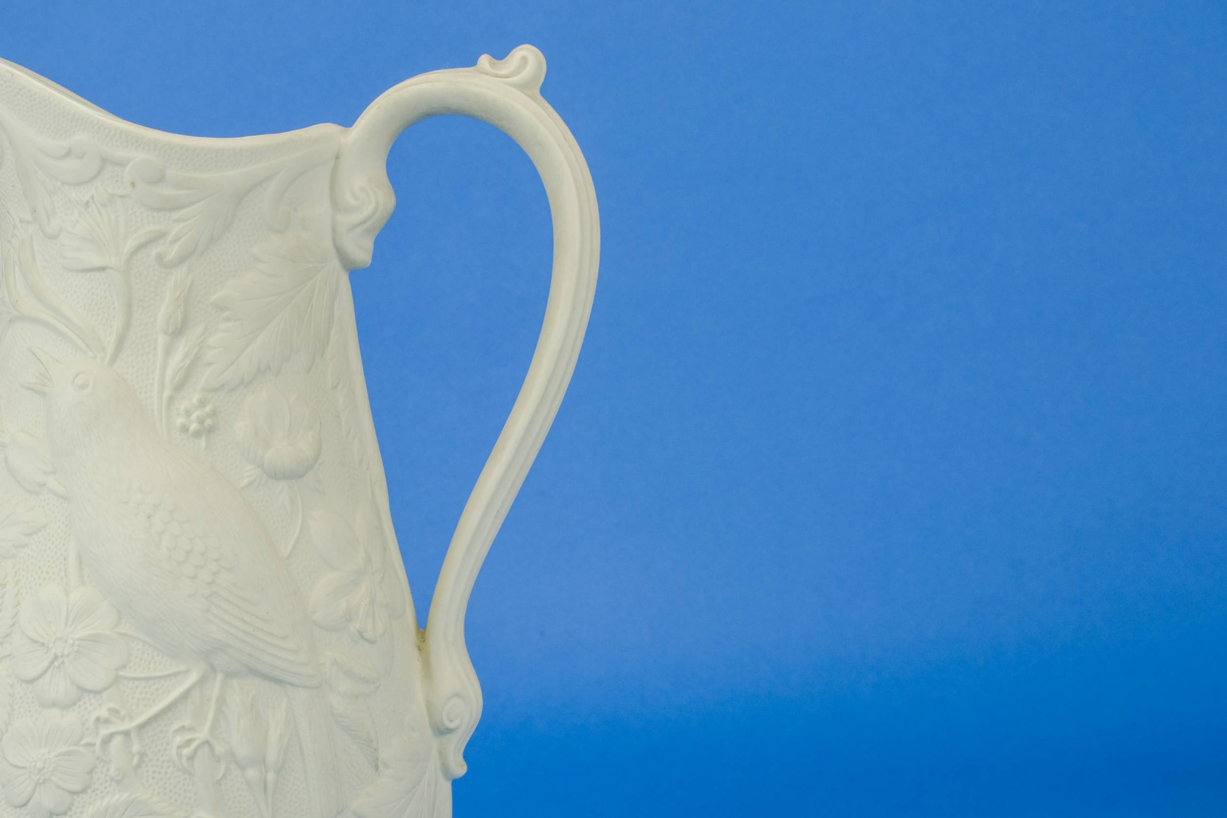 Portmeirion White Bisque — Portmeirion water jug 1