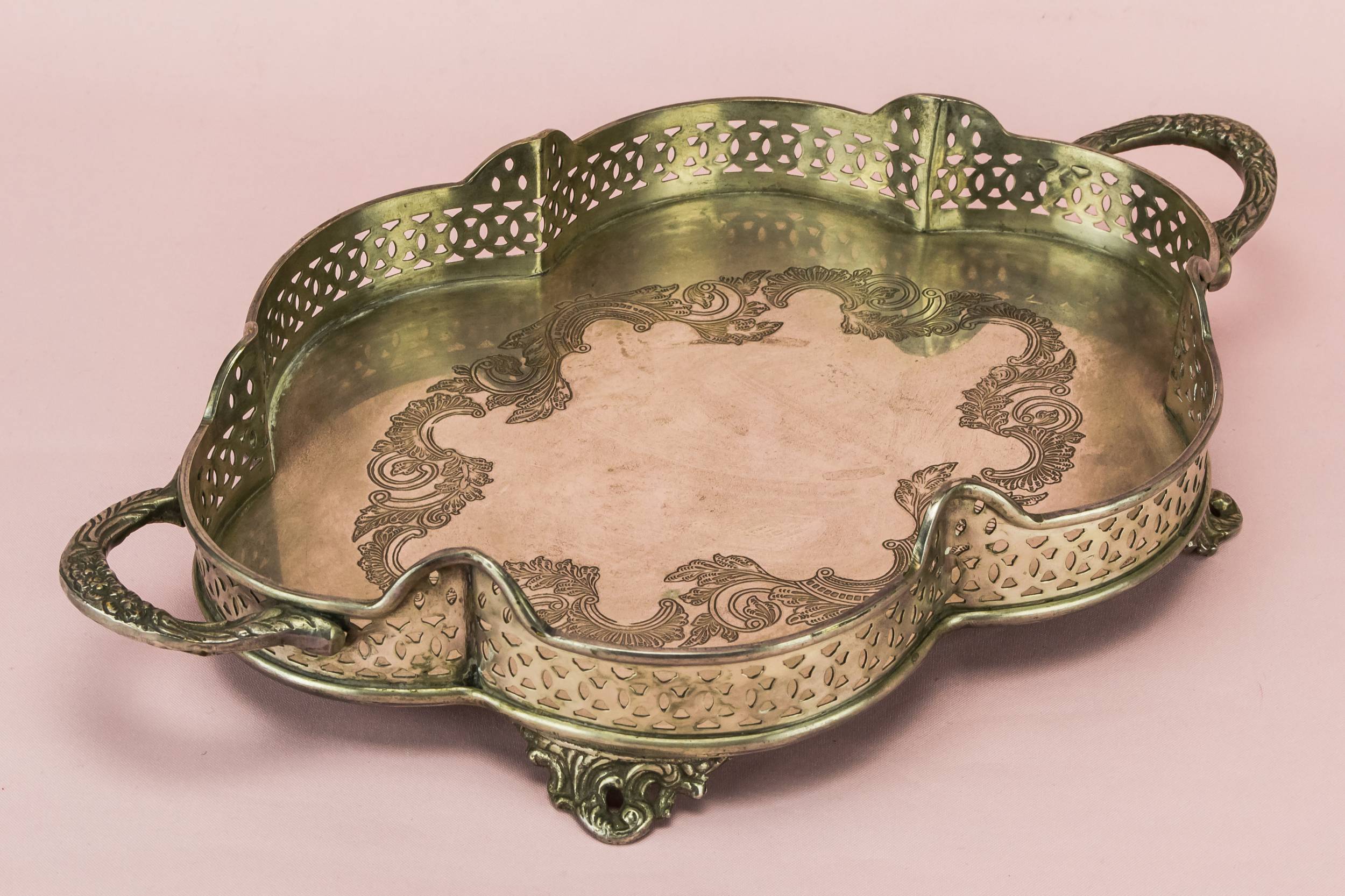 Metal Vintage TRAY — Drinks serving tray 3