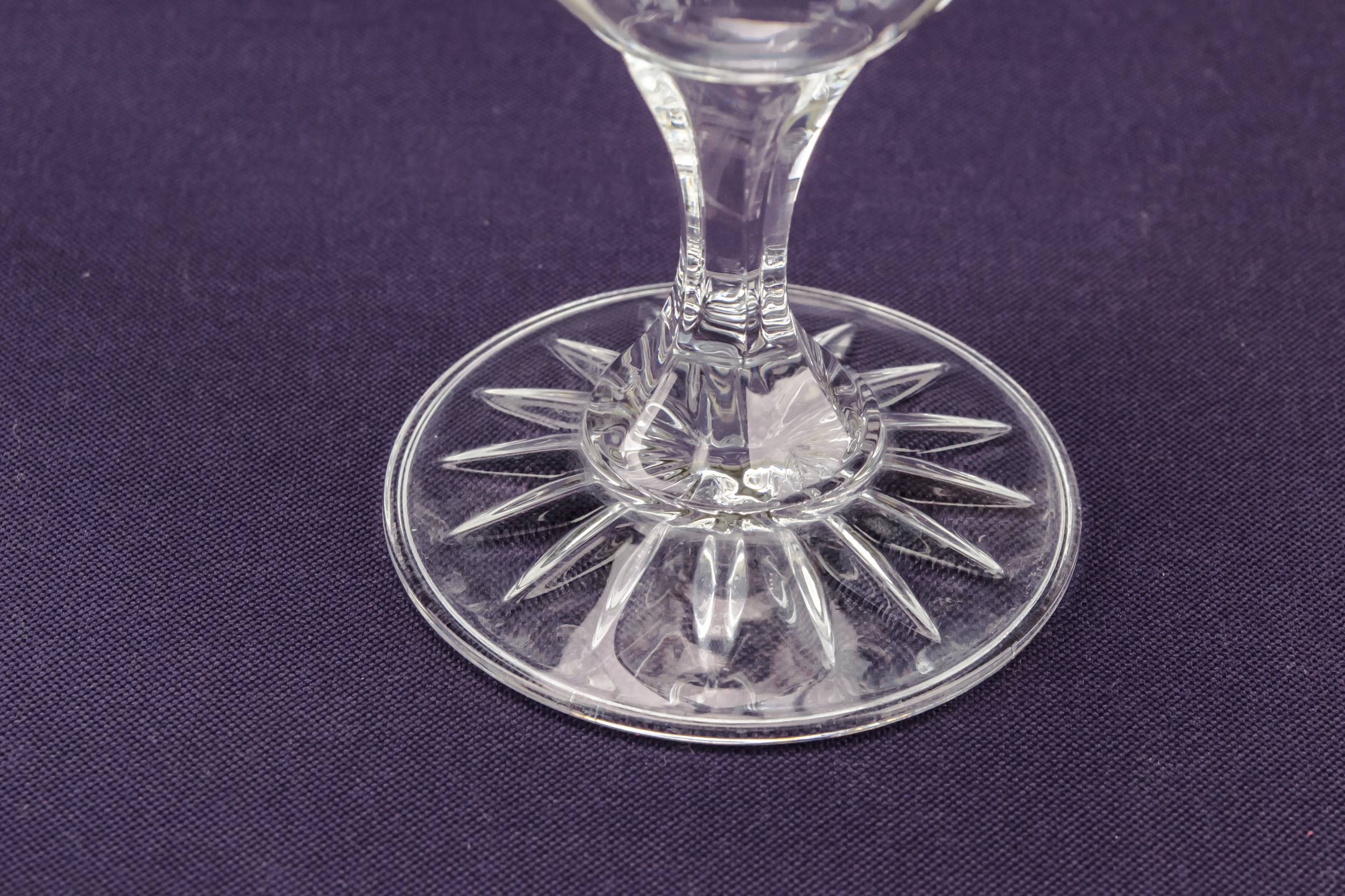 Clear Vintage Diamond — 6 champagne flutes 2