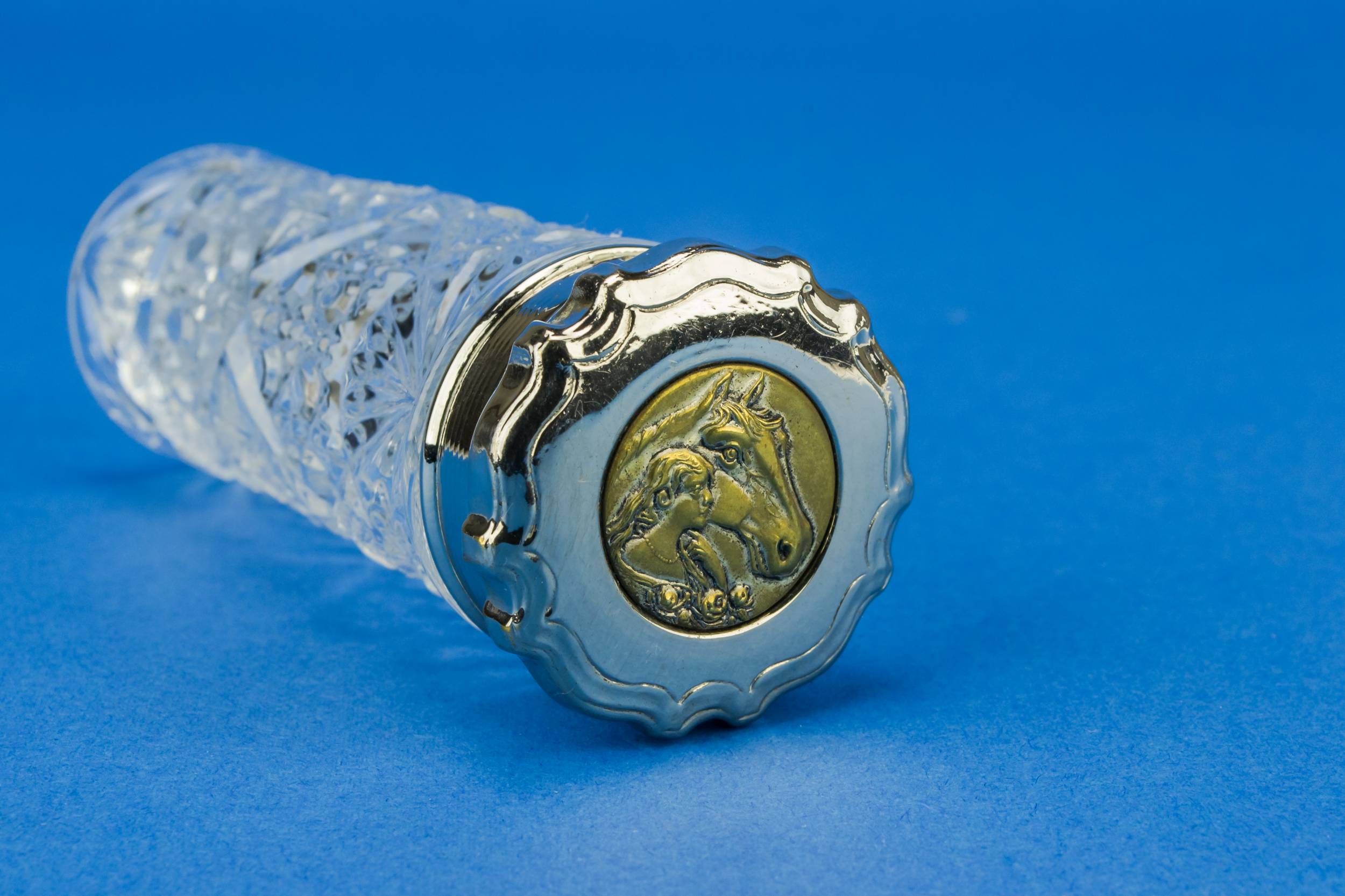 Silver Edwardian Horses — Dressing table bottle 1