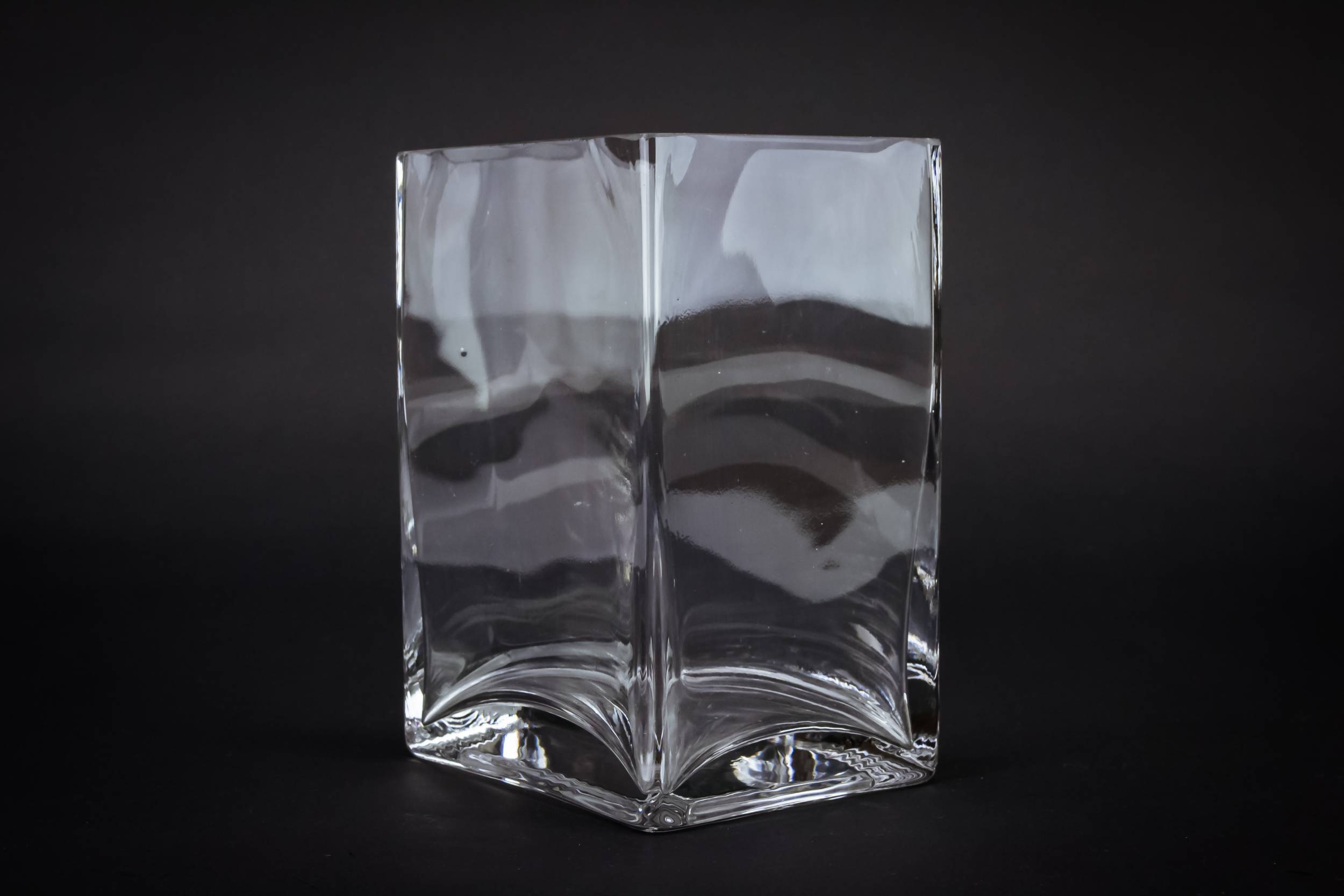 Elegant Modernist Minimalist — Rectangular glass vase 1