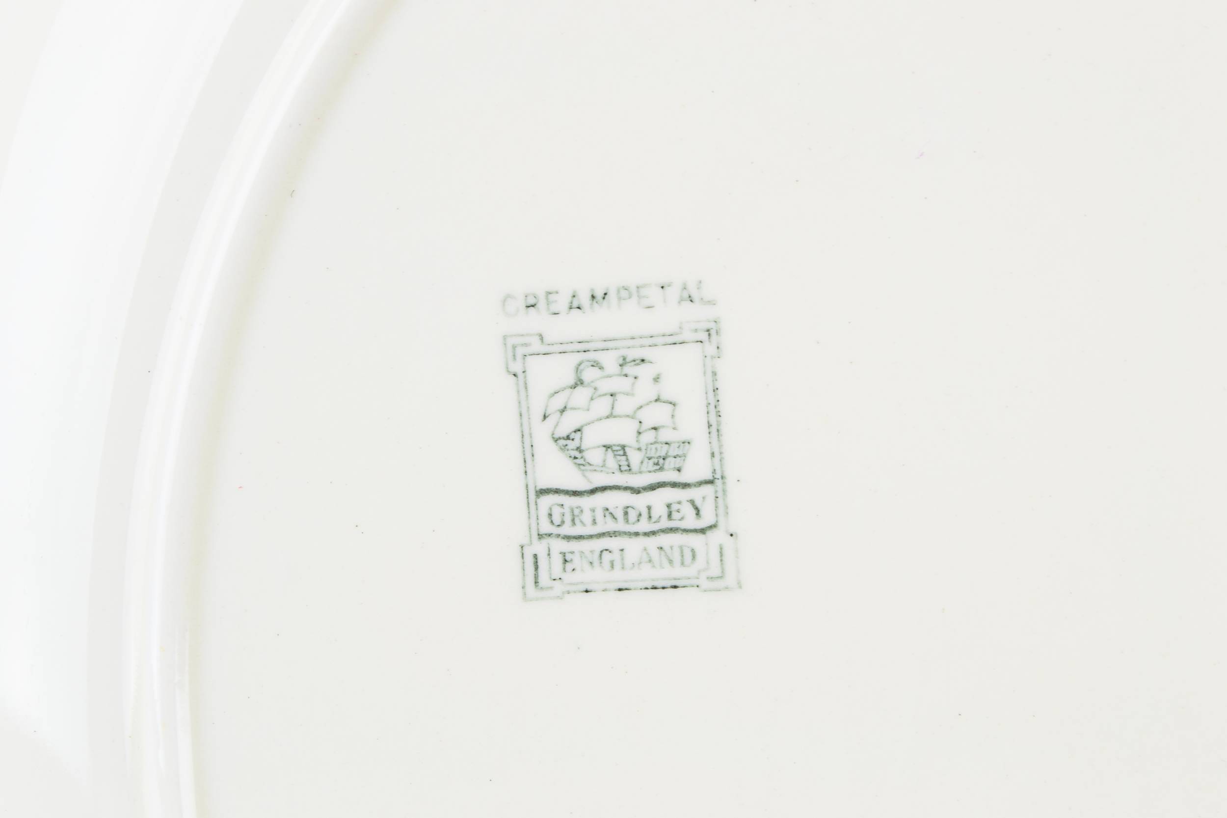 Art Deco Cheerful — Small floral serving platter 3