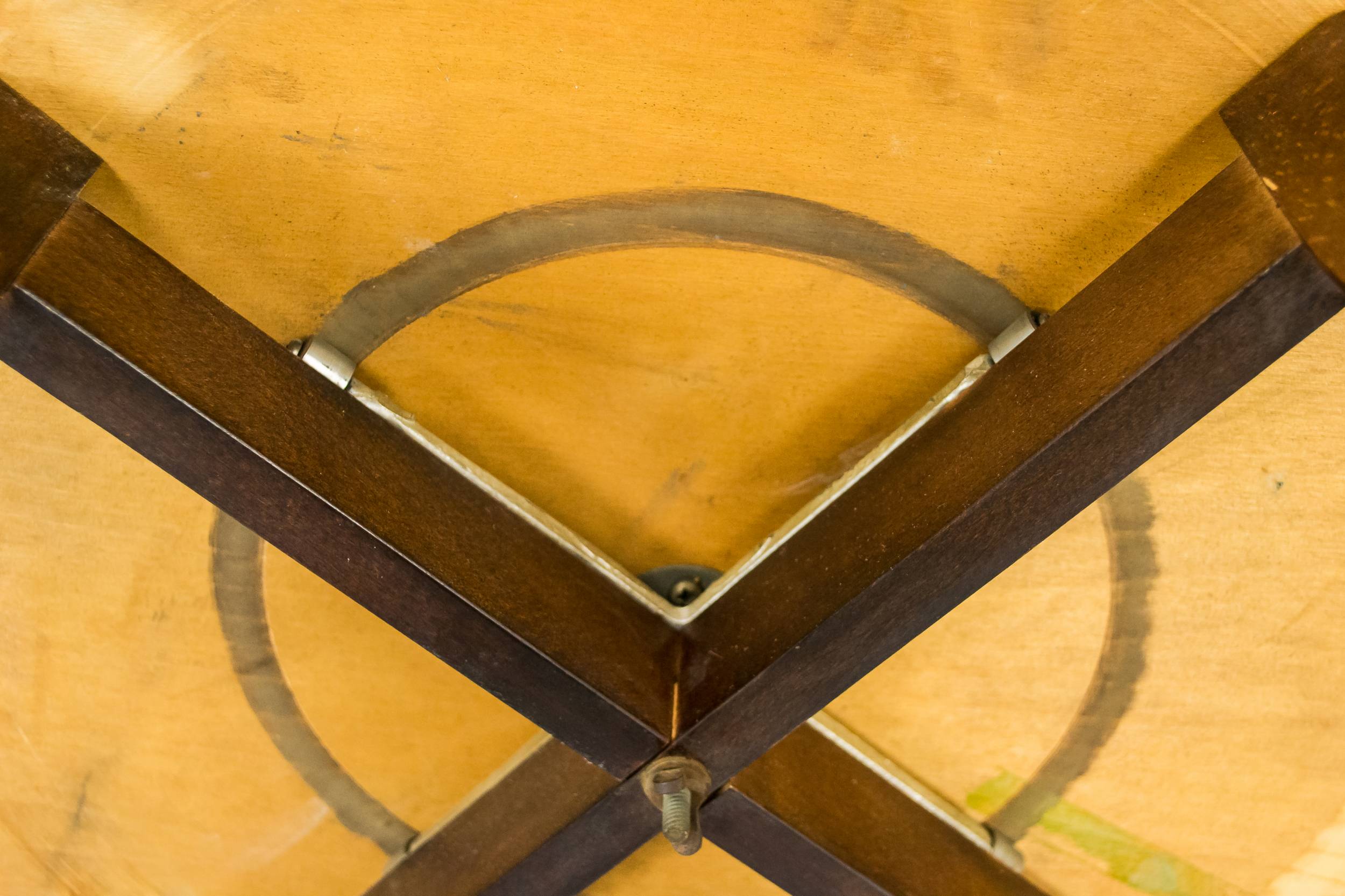 Wood Vintage Minimalist — Rotating sculpture table 3